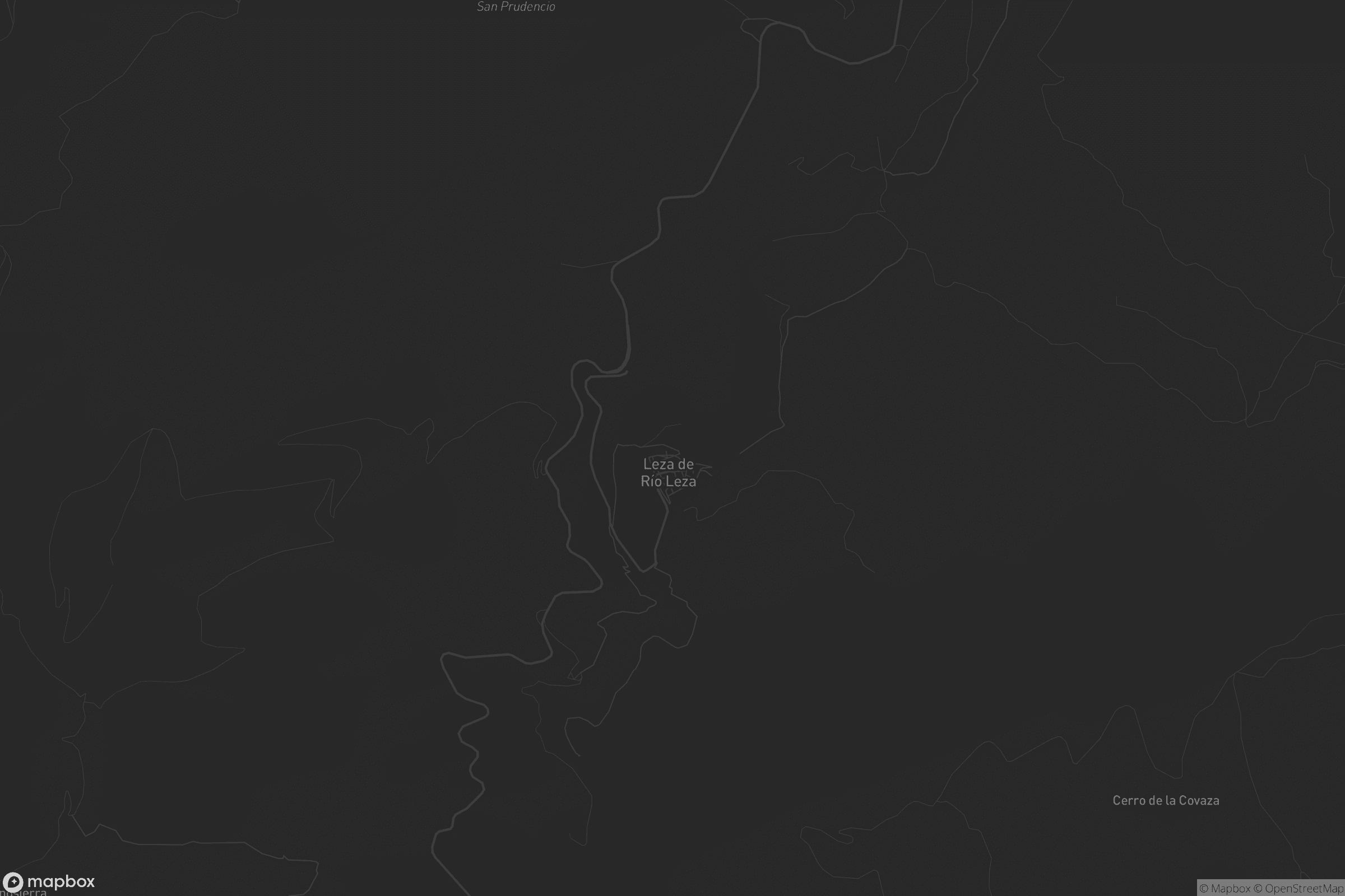 Mapa de Leza de Río Leza