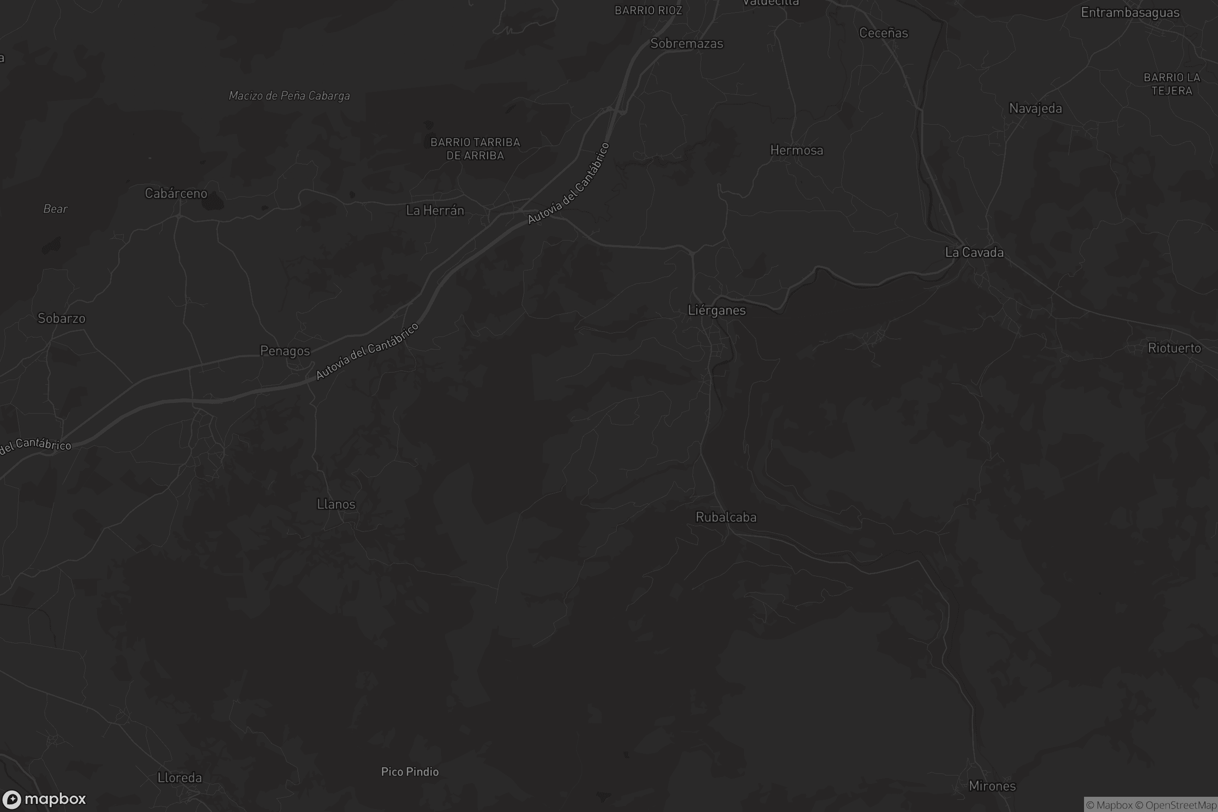 Mapa de Liérganes
