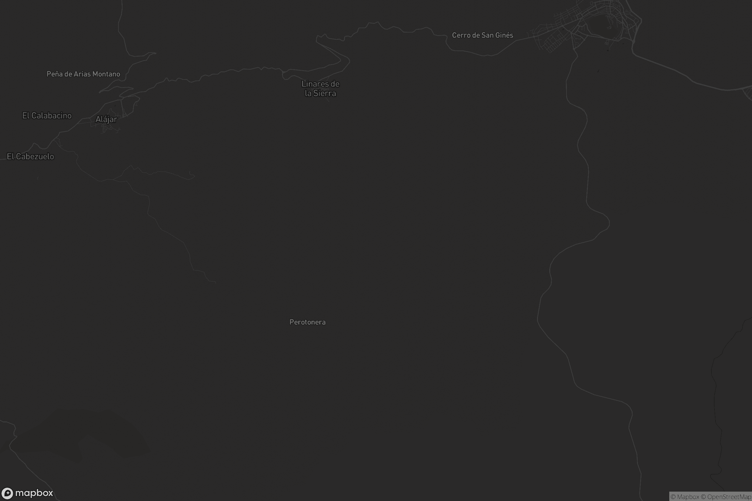 Mapa de Linares de la Sierra