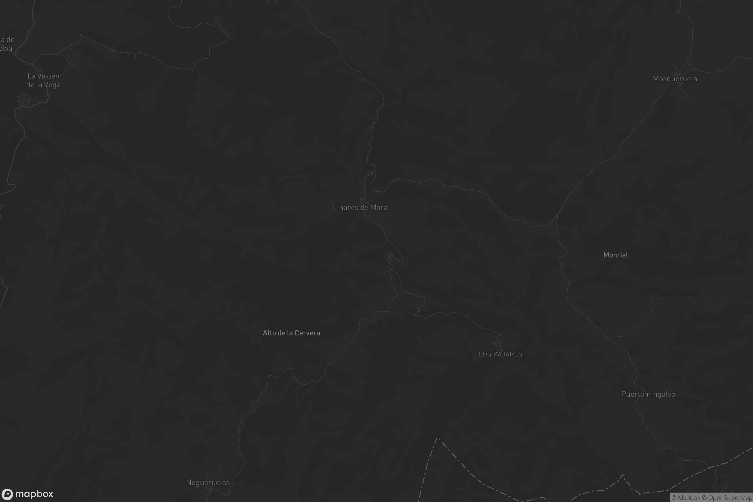 Mapa de Linares de Mora