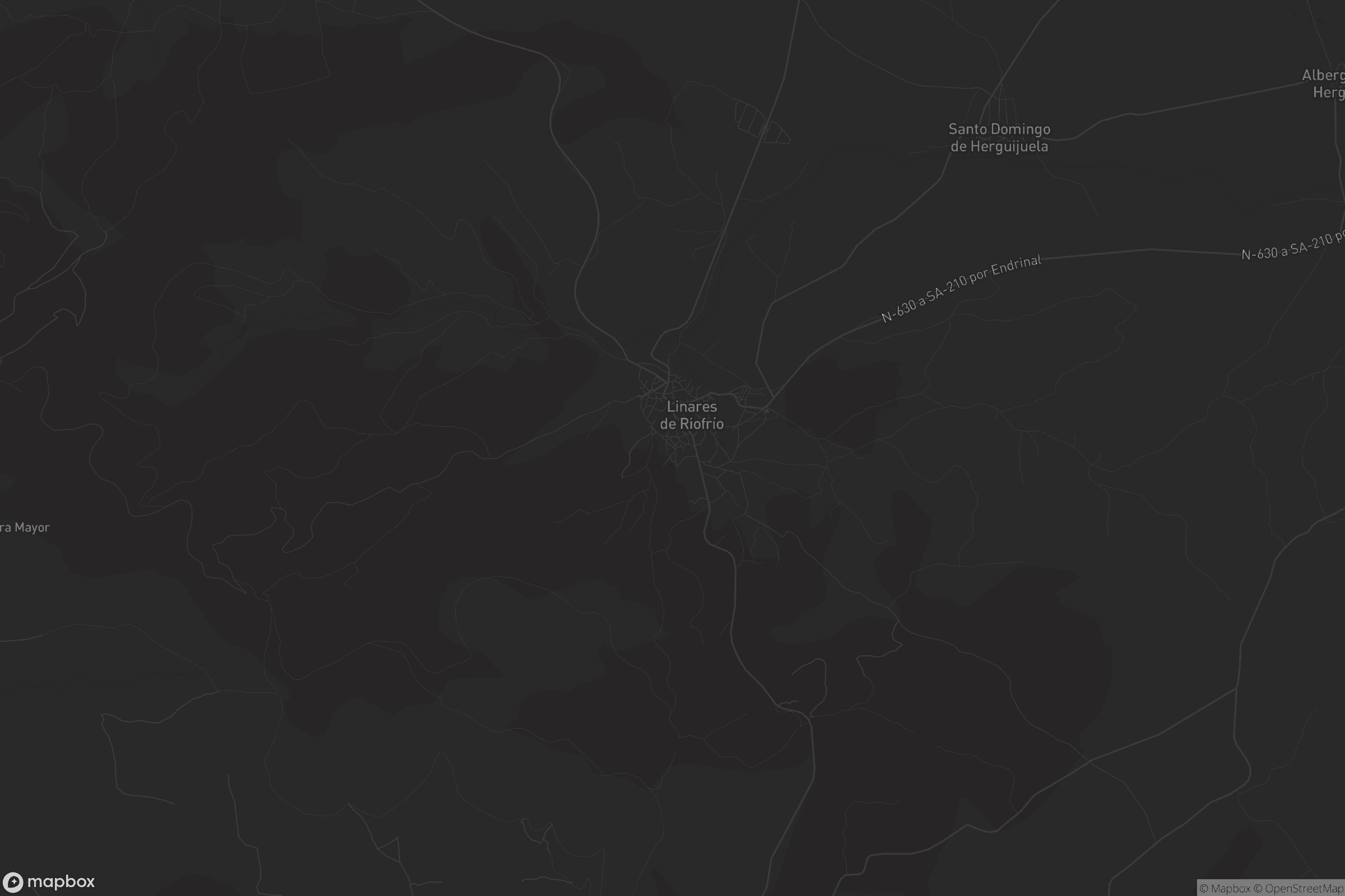 Mapa de Linares de Riofrío