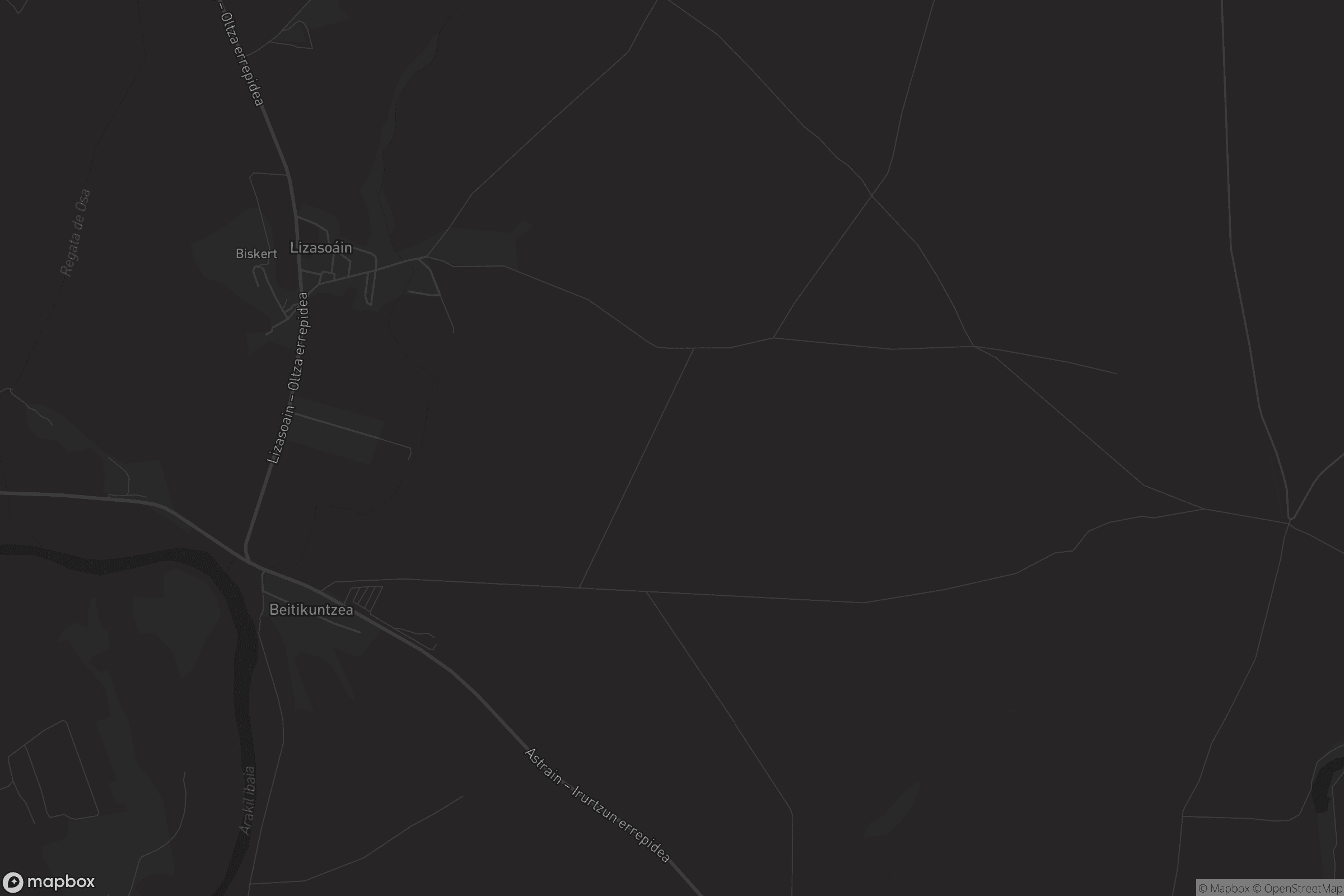 Mapa de Lizasoáin