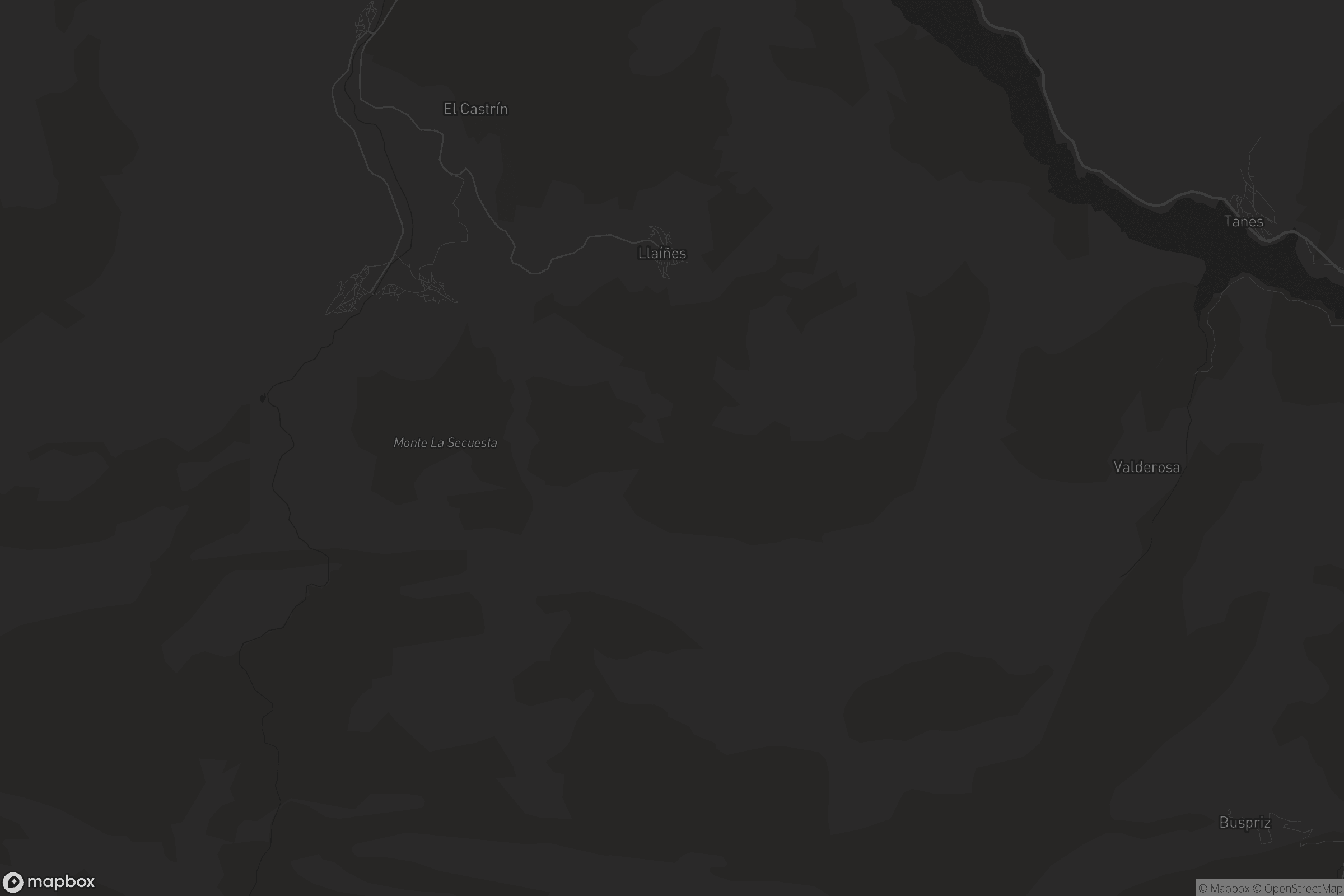 Mapa de Llaíñes / Ladines