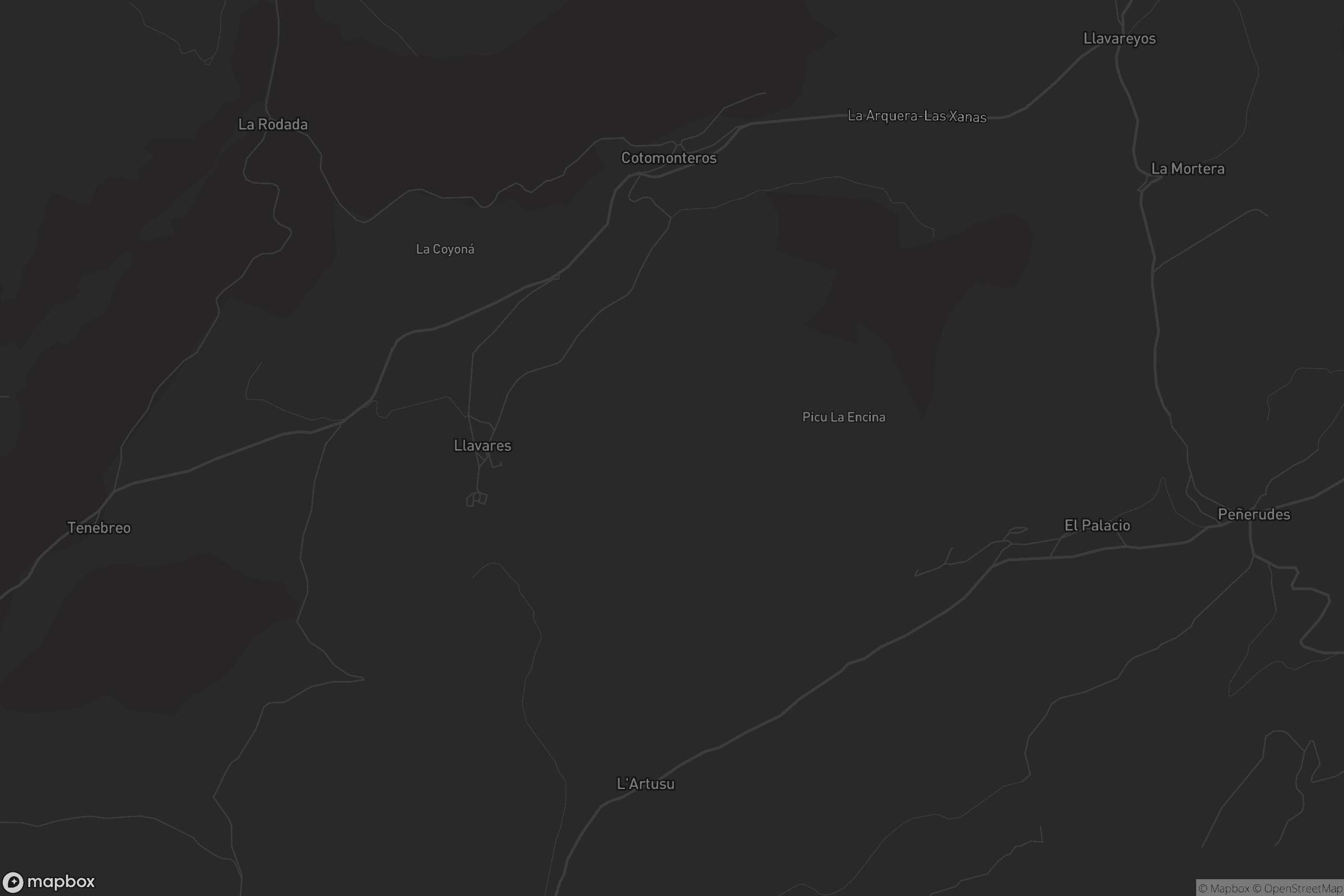 Mapa de Llavares