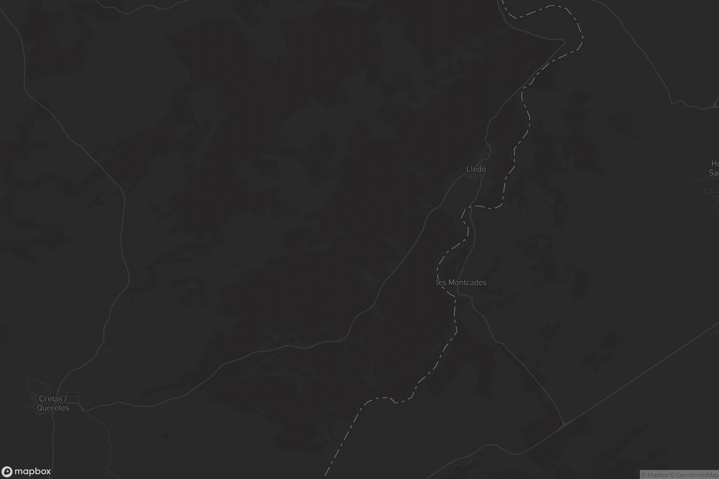 Mapa de Lledó / Lledó d'Algars