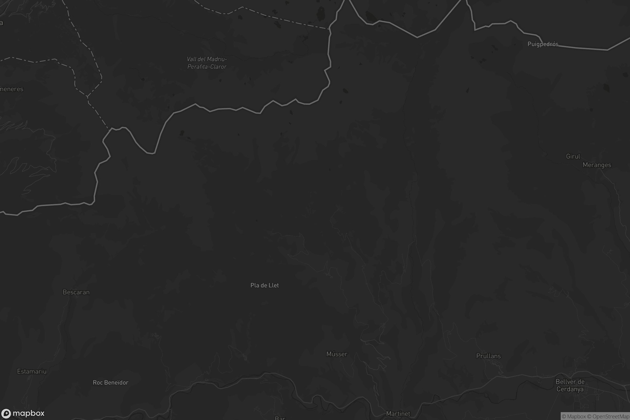 Mapa de Lles de Cerdanya
