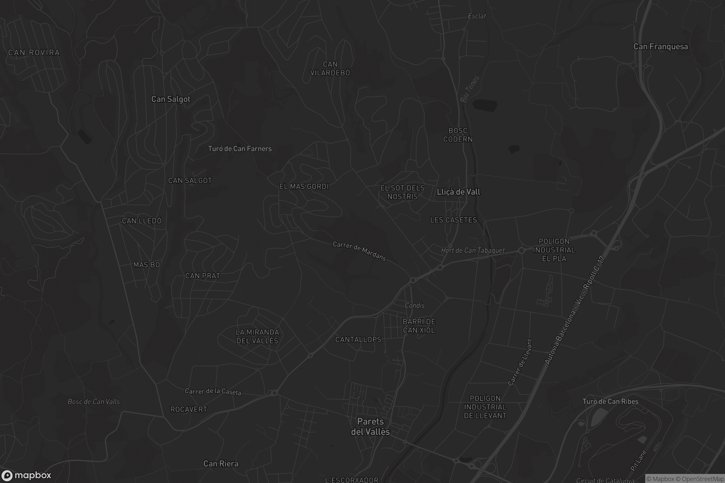 Mapa de Lliçà de Vall