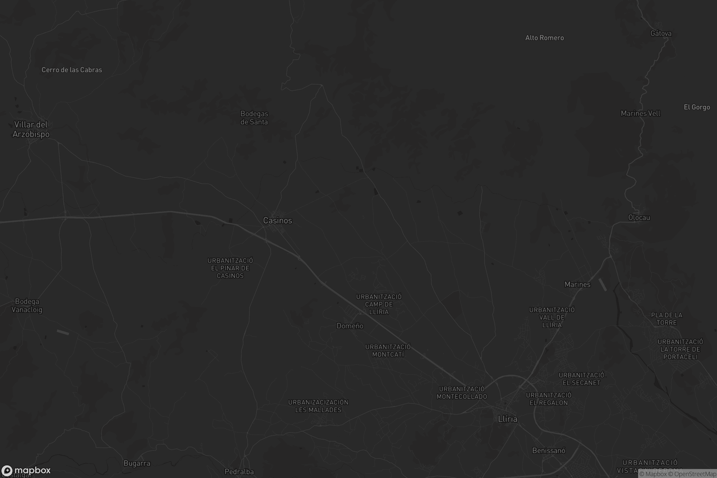 Mapa de Llíria