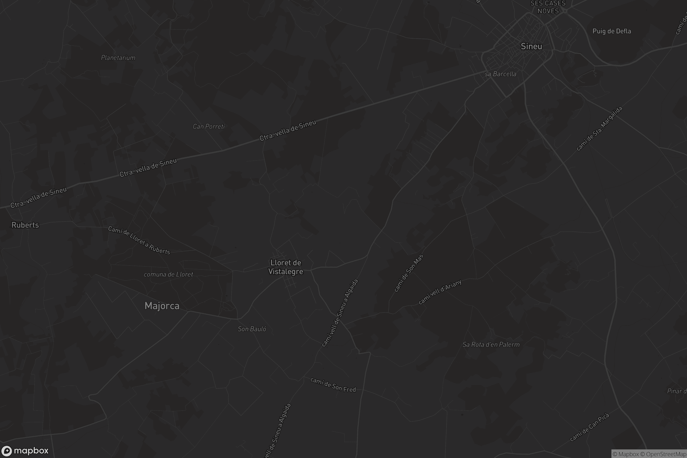 Mapa de Lloret de Vistalegre