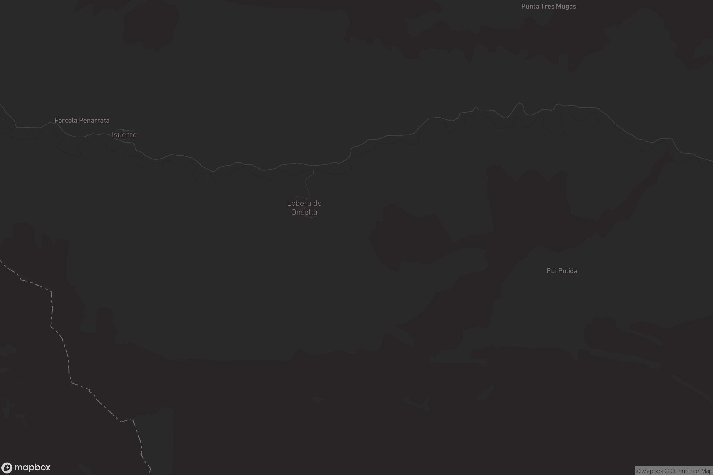 Mapa de Lobera de Onsella