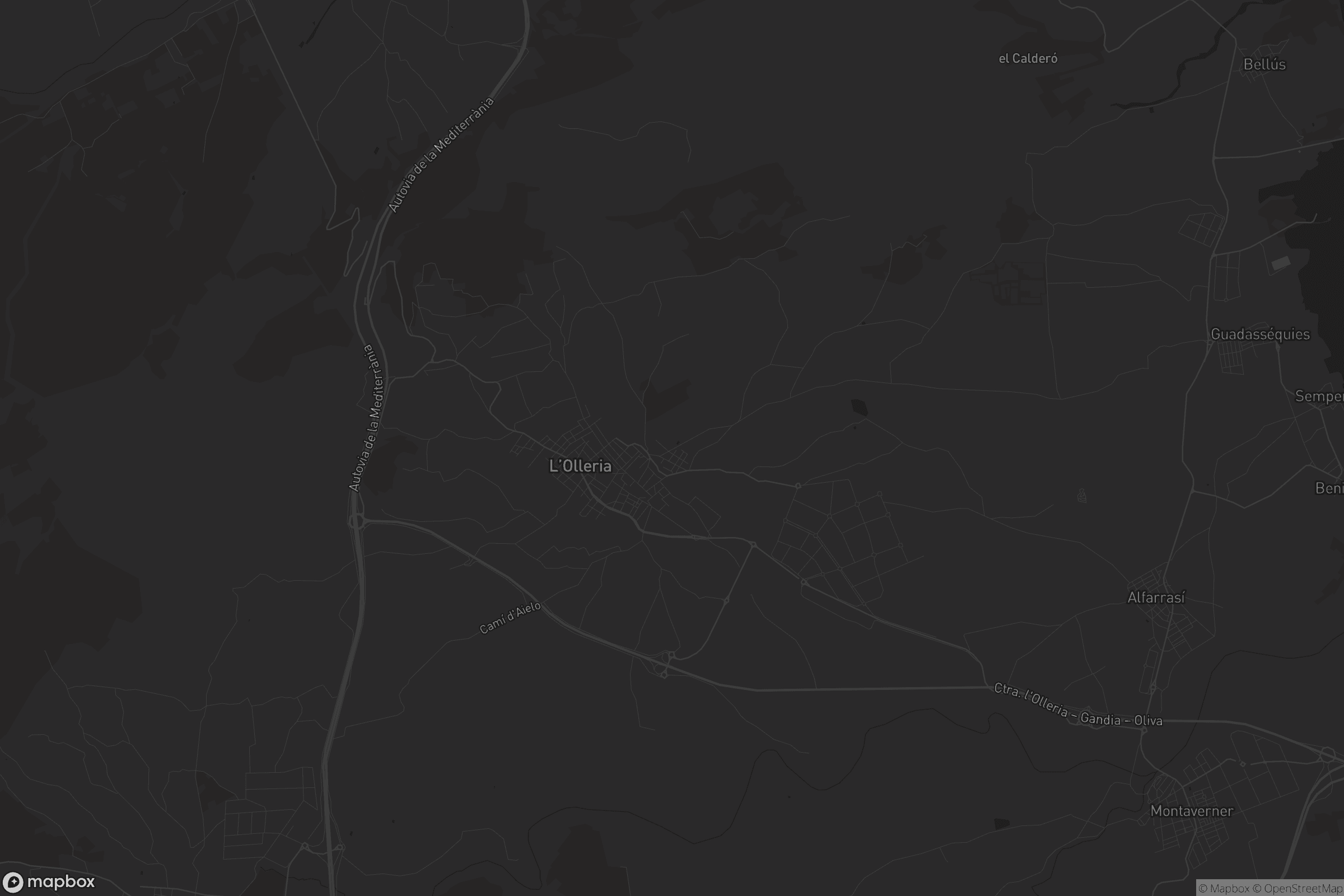 Mapa de l'Olleria