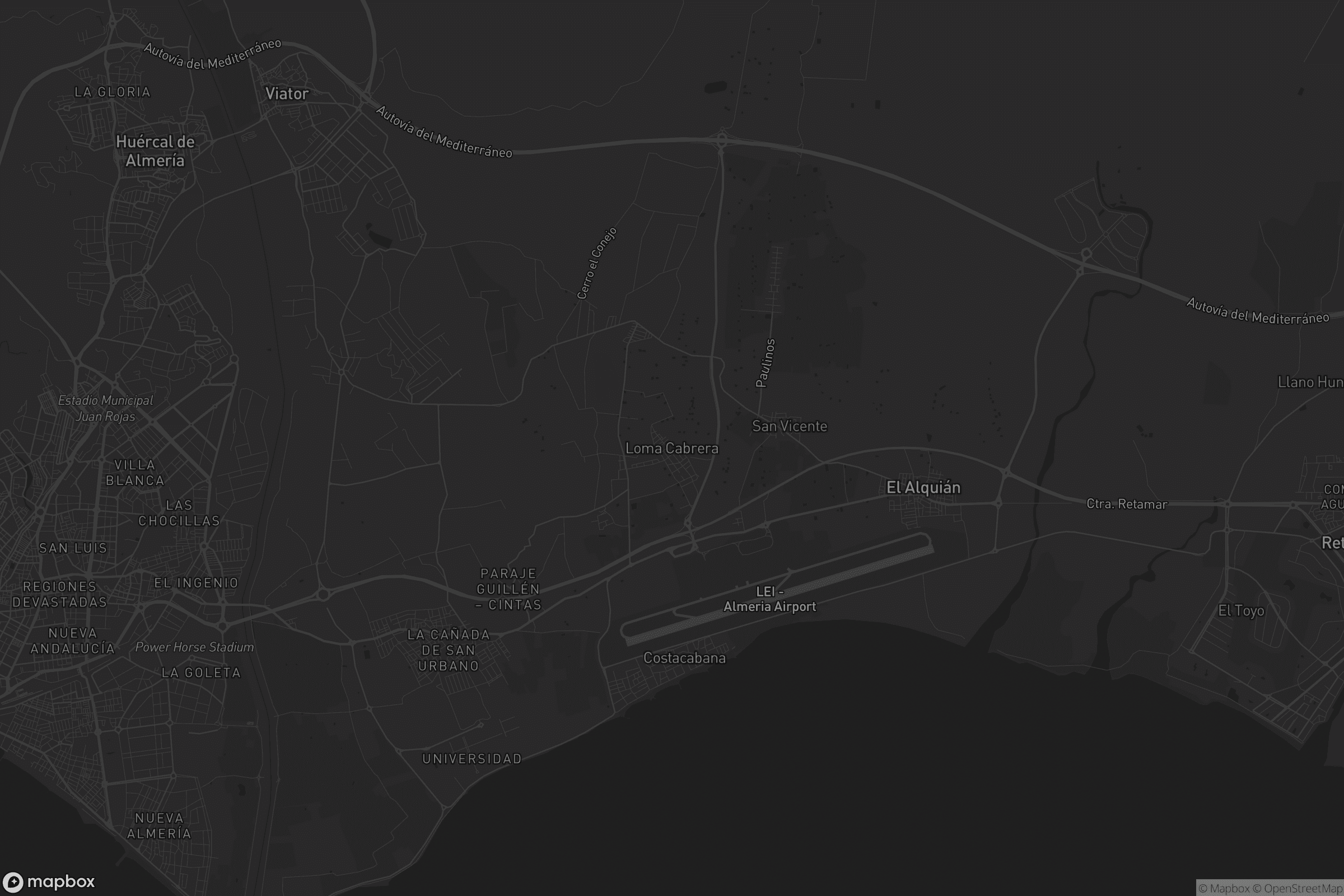 Mapa de Loma Cabrera