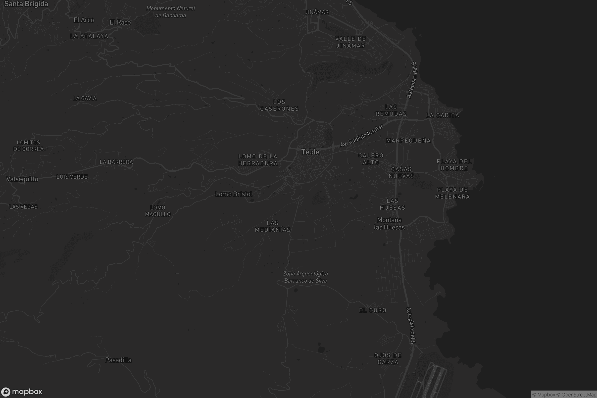 Mapa de Lomo del Cementerio