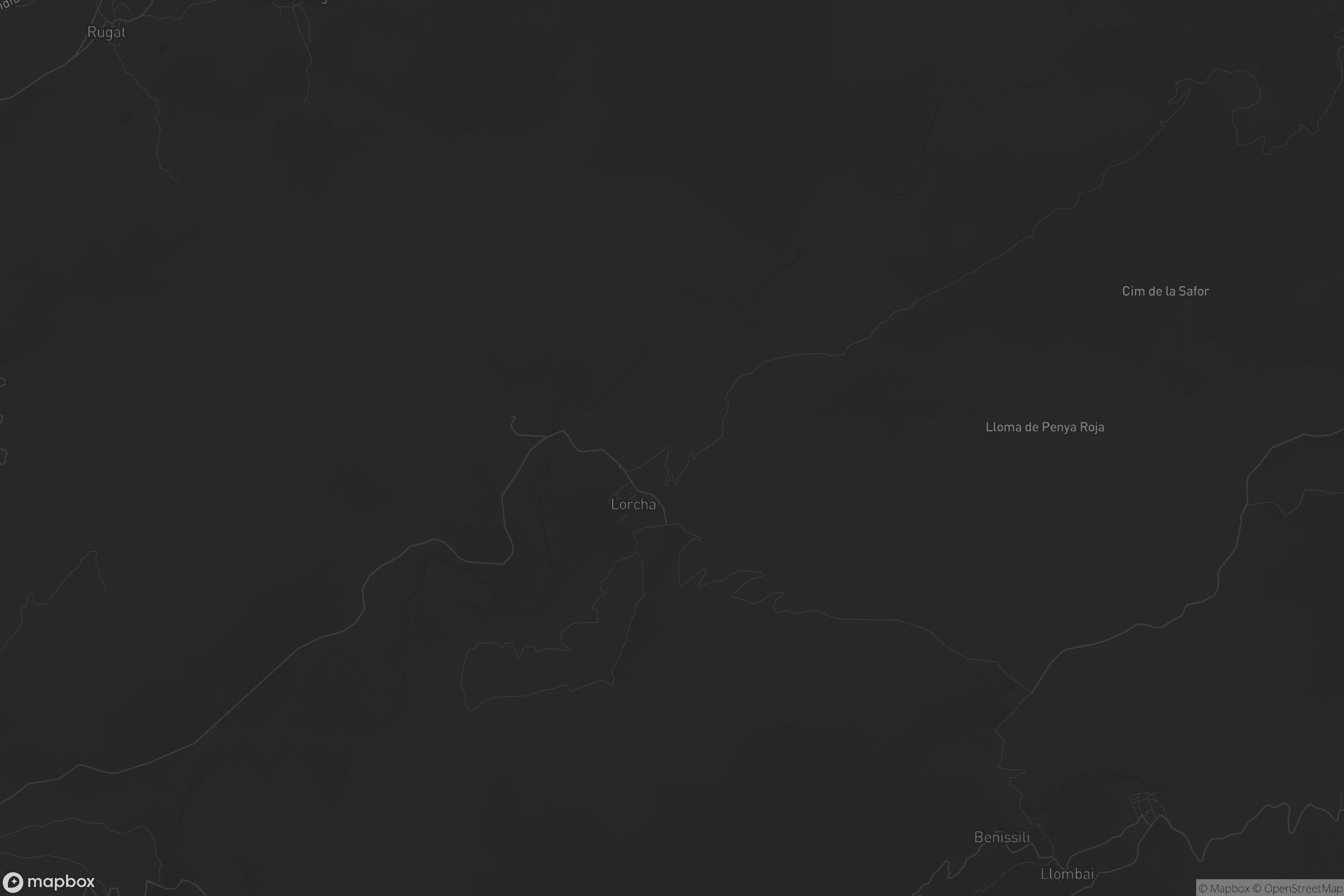 Mapa de l'Orxa / Lorcha