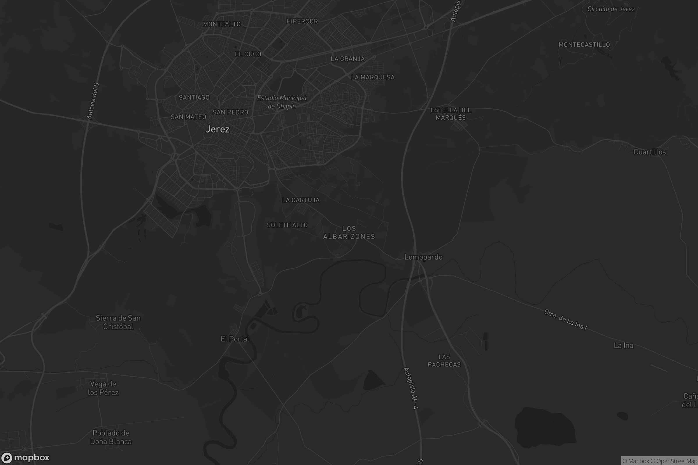 Mapa de Los Albarizones