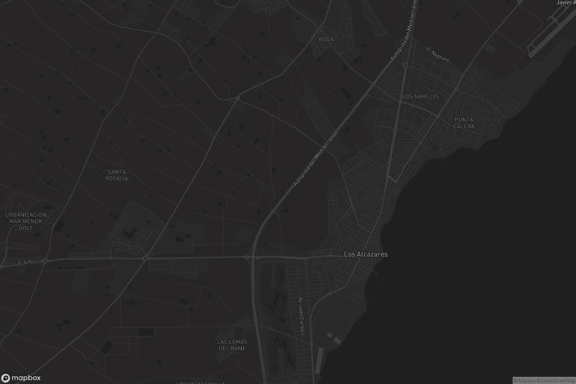 Mapa de Los Alcázares