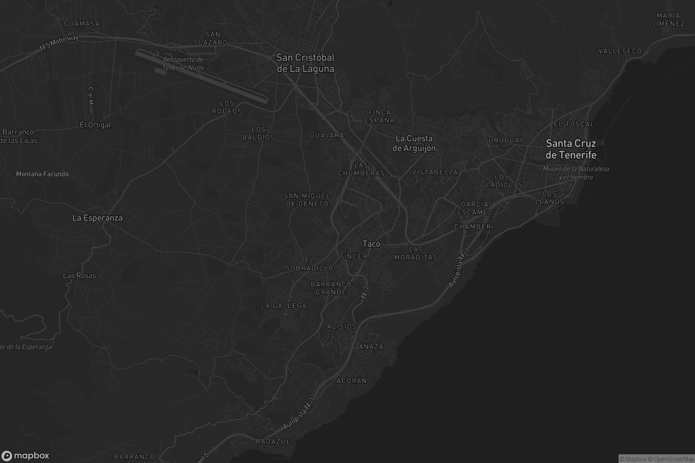 Mapa de Los Andenes