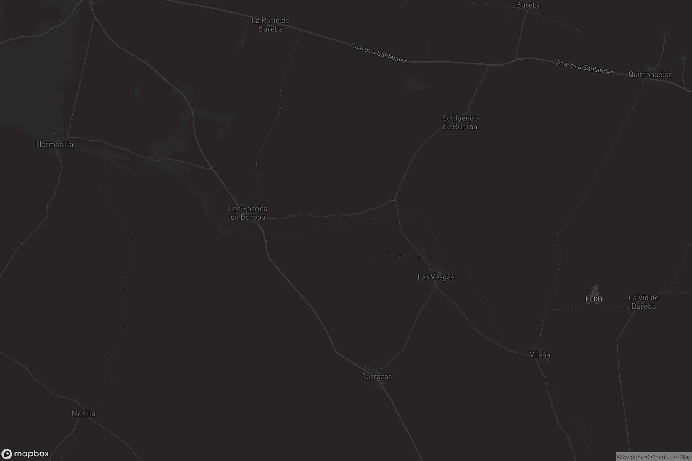 Mapa de Los Barrios de Bureba