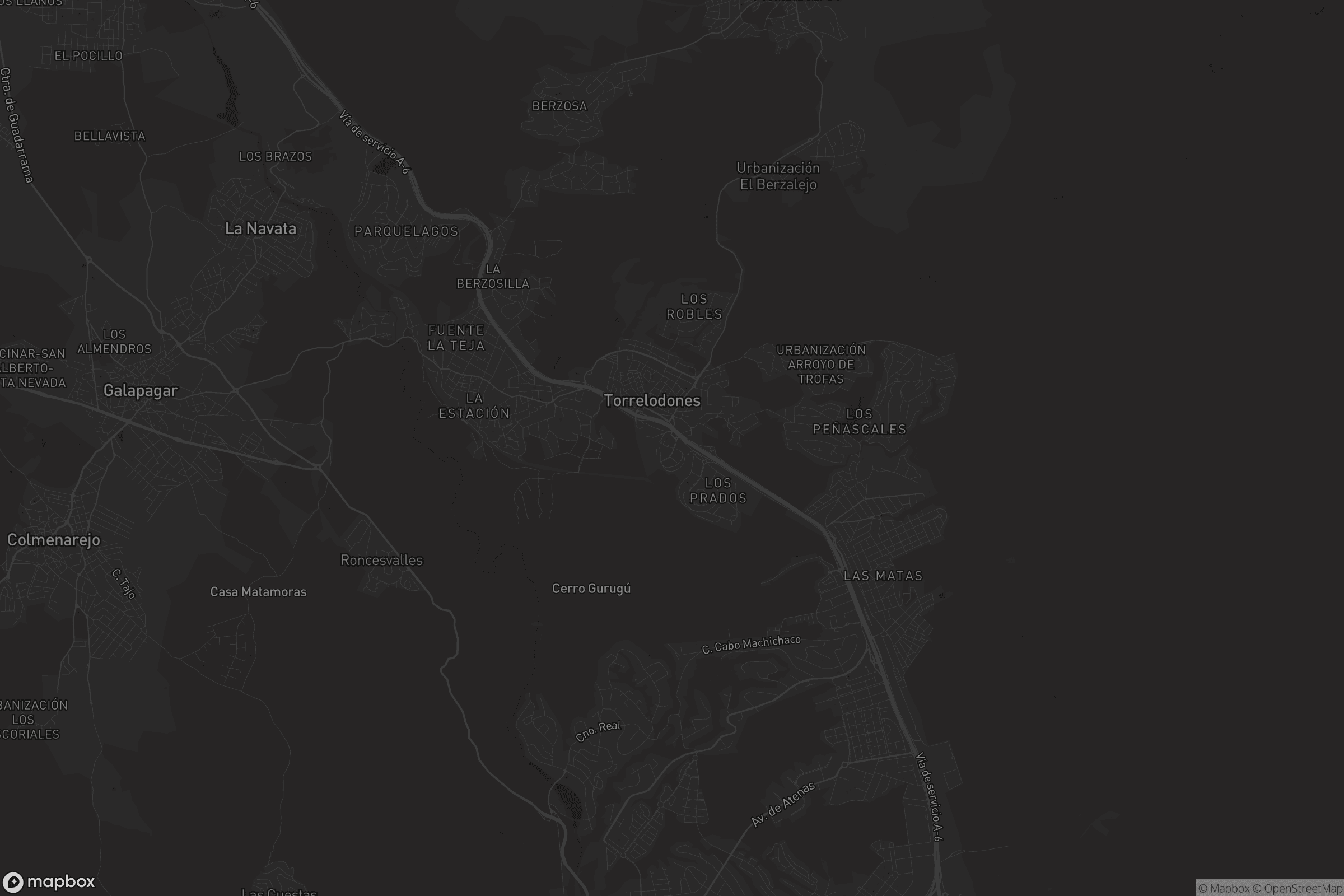 Mapa de Los Bomberos