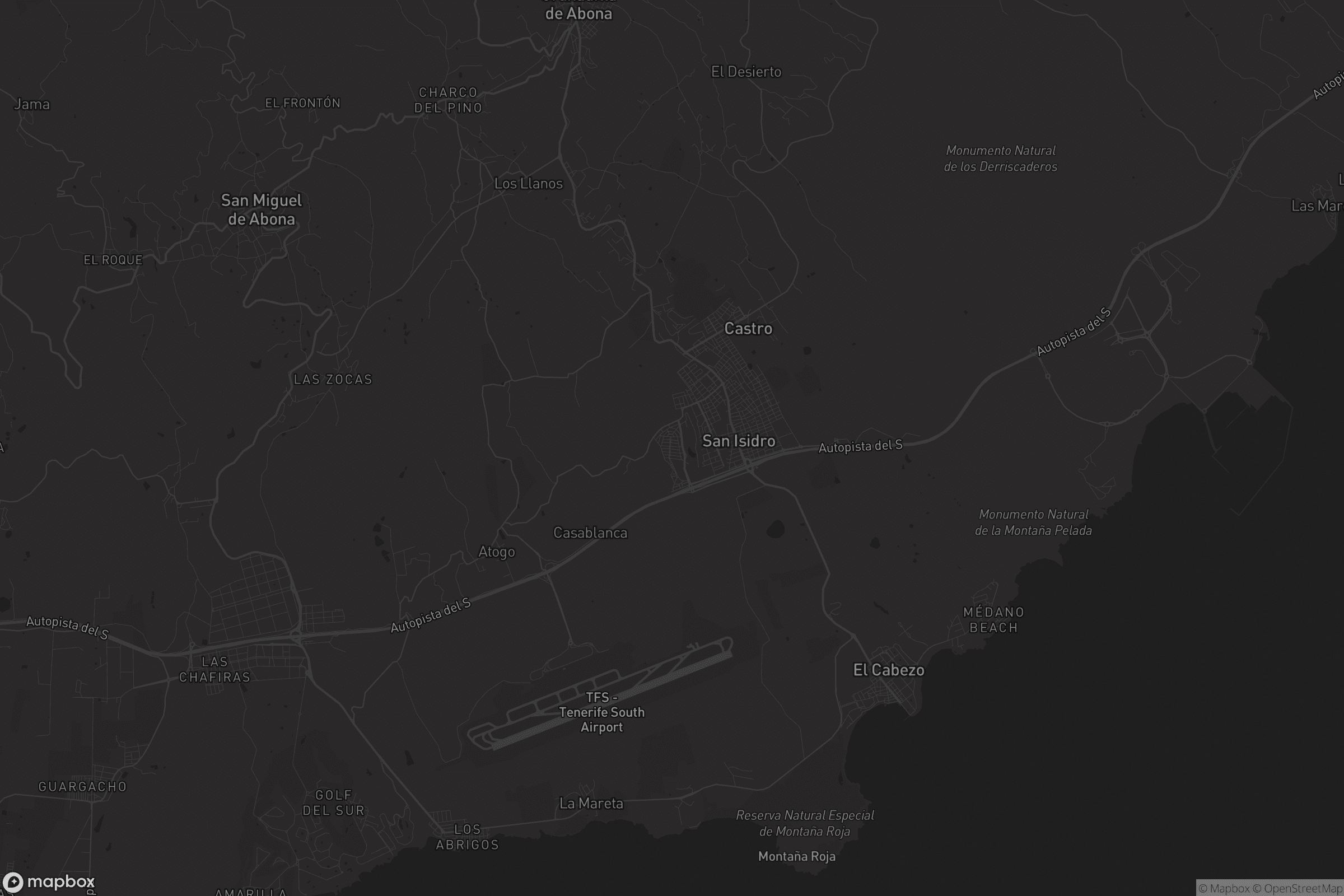 Mapa de Los Cardones