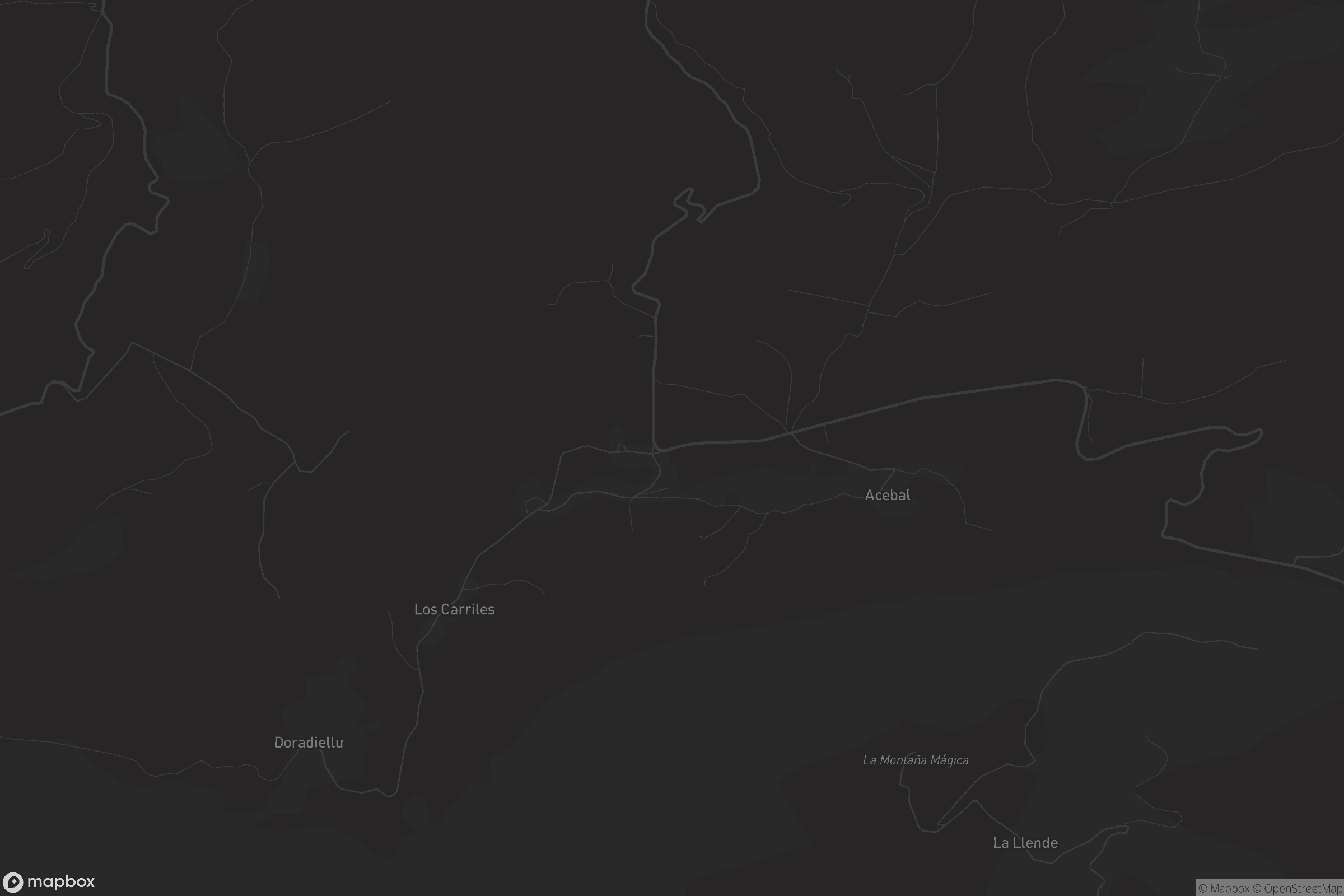 Mapa de Los Carriles