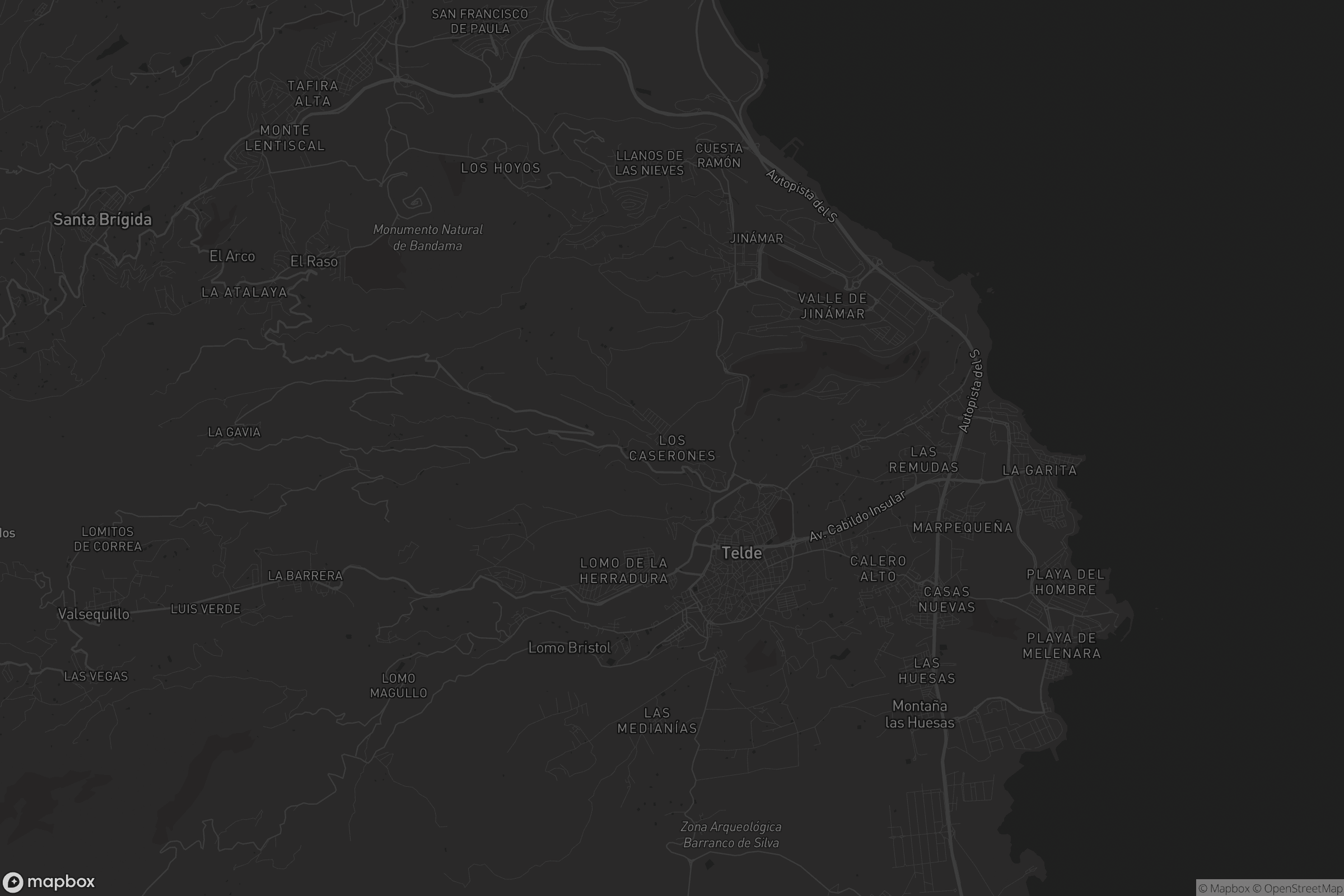 Mapa de Los Caserones