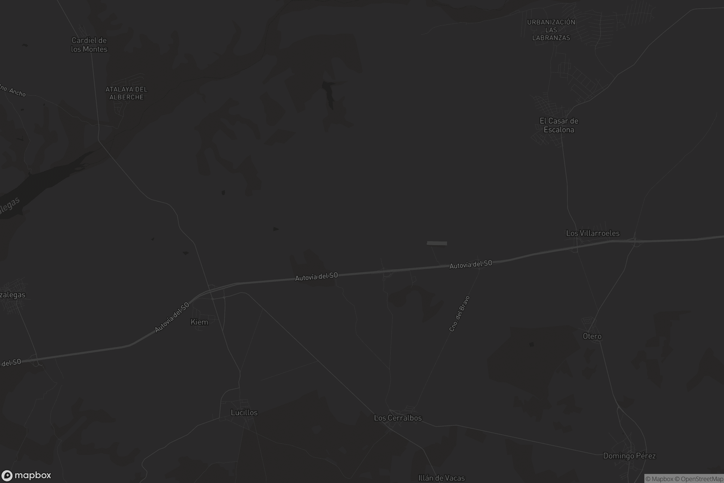 Mapa de Los Cerralbos