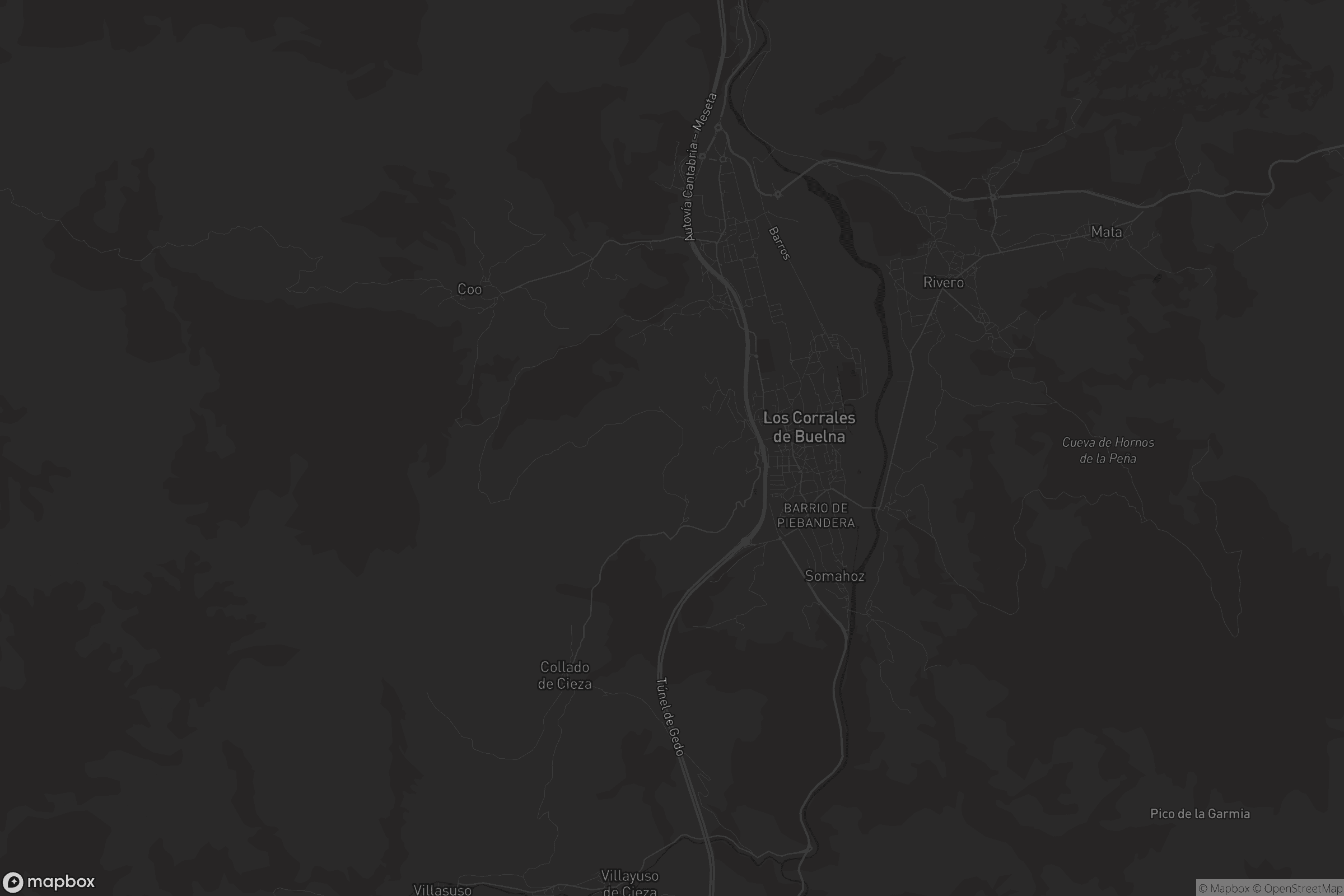 Mapa de Los Corrales de Buelna