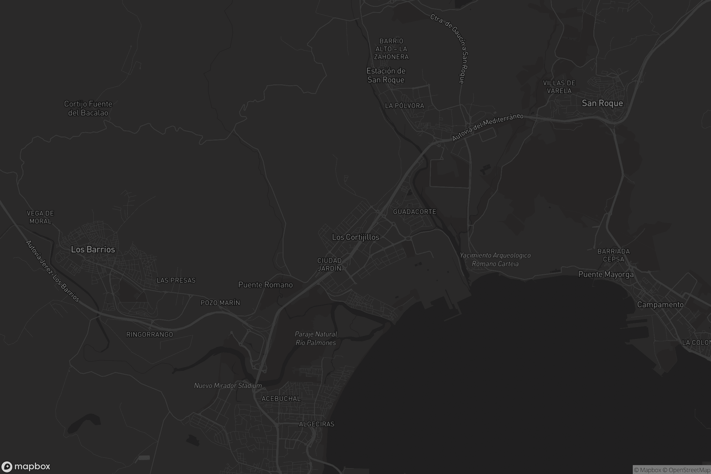 Mapa de Los Cortijillos