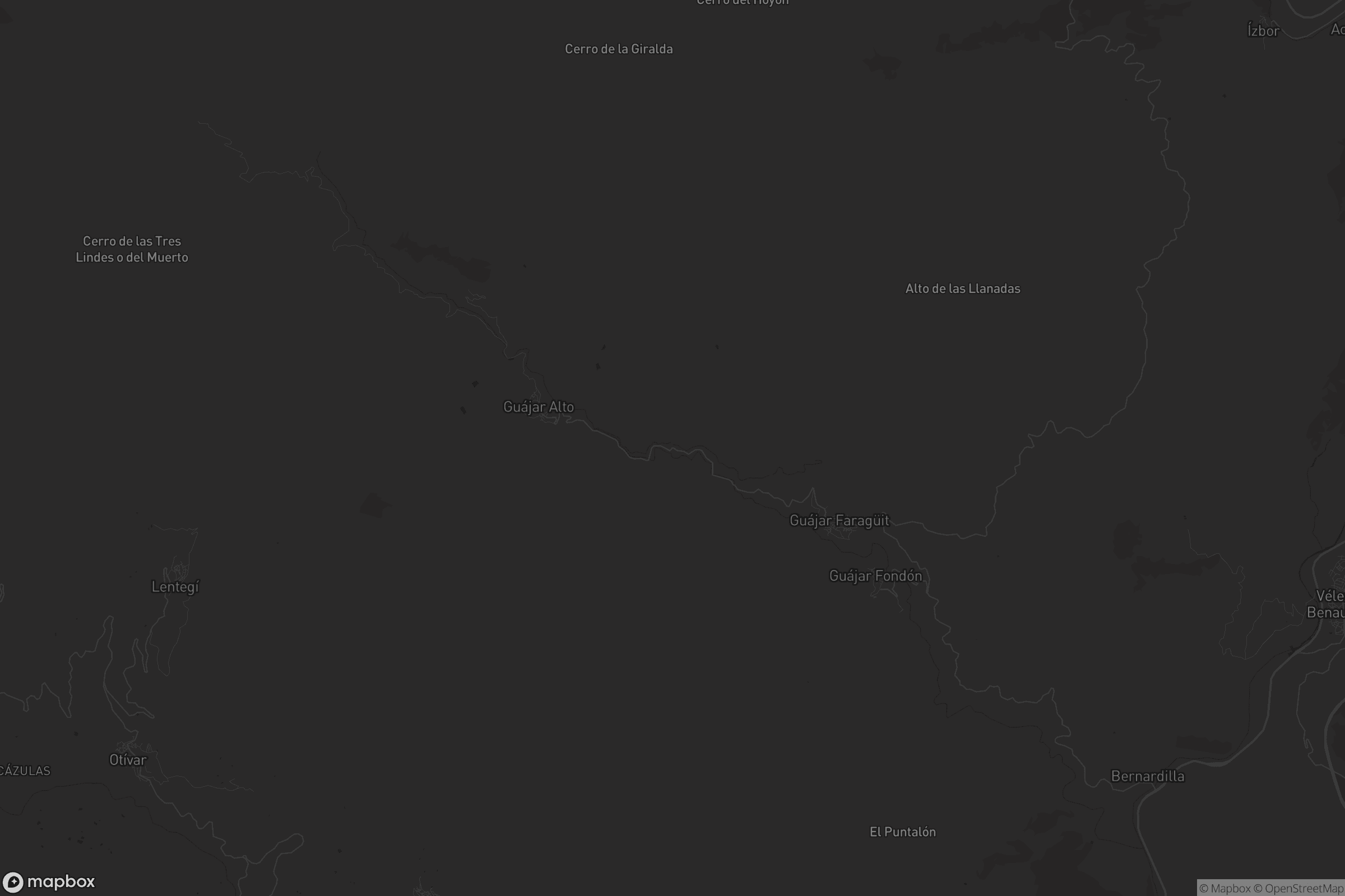 Mapa de Los Guájares