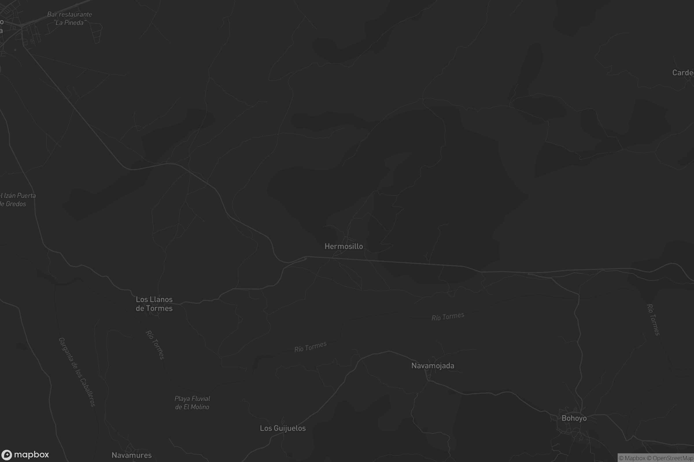 Mapa de Los Llanos de Tormes