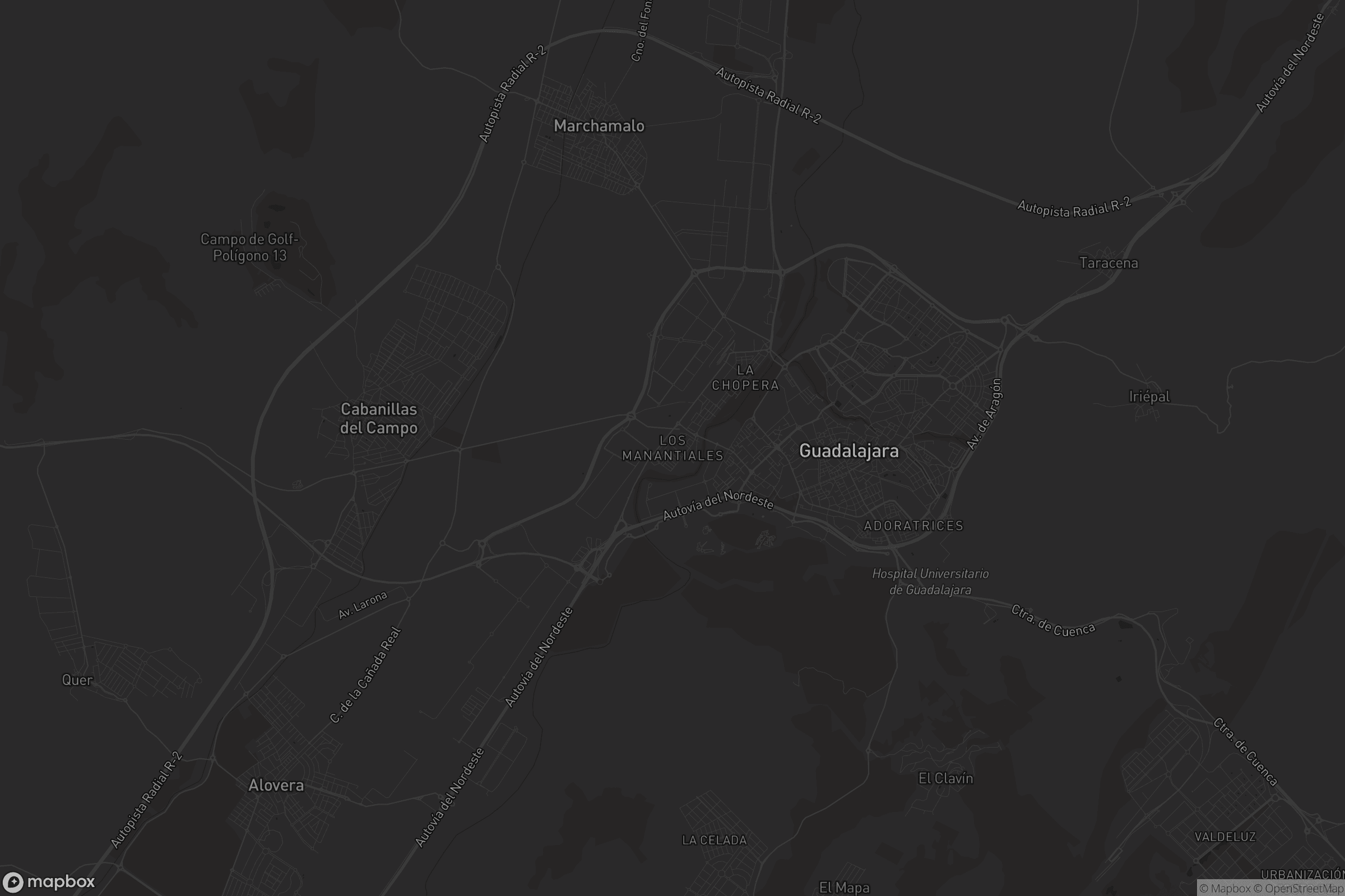 Mapa de Los Manantiales