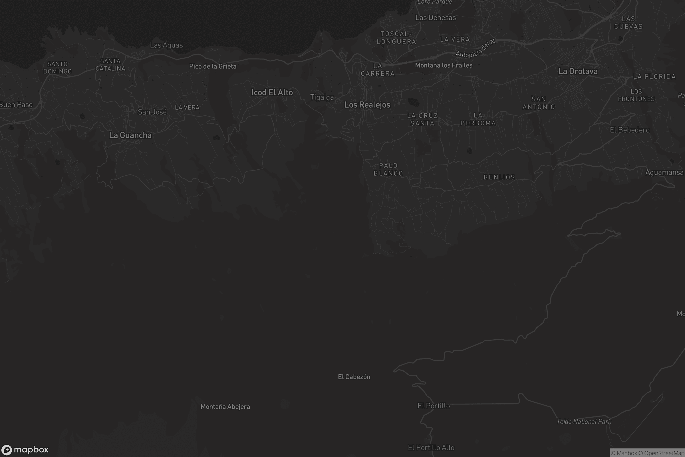 Mapa de Los Realejos