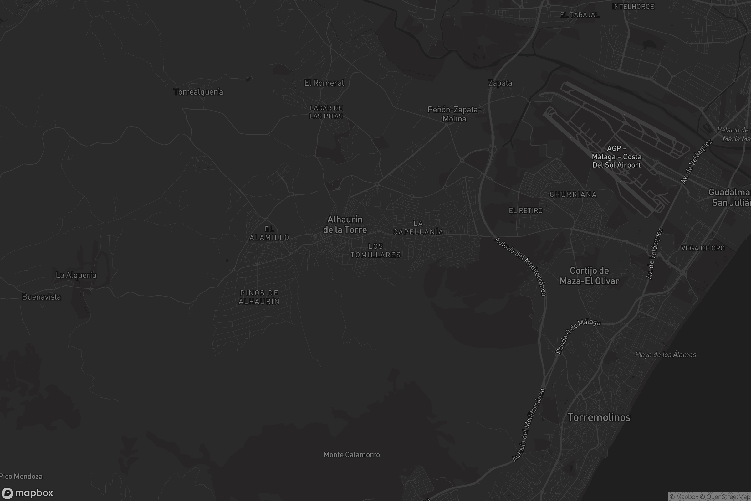 Mapa de Los Tomillares