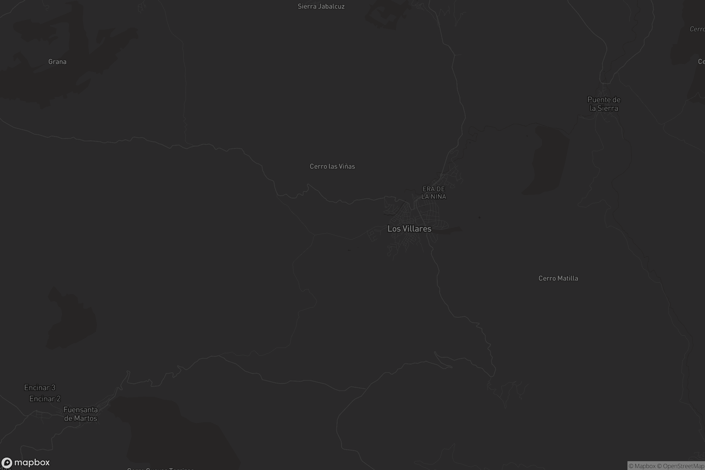 Mapa de Los Villares