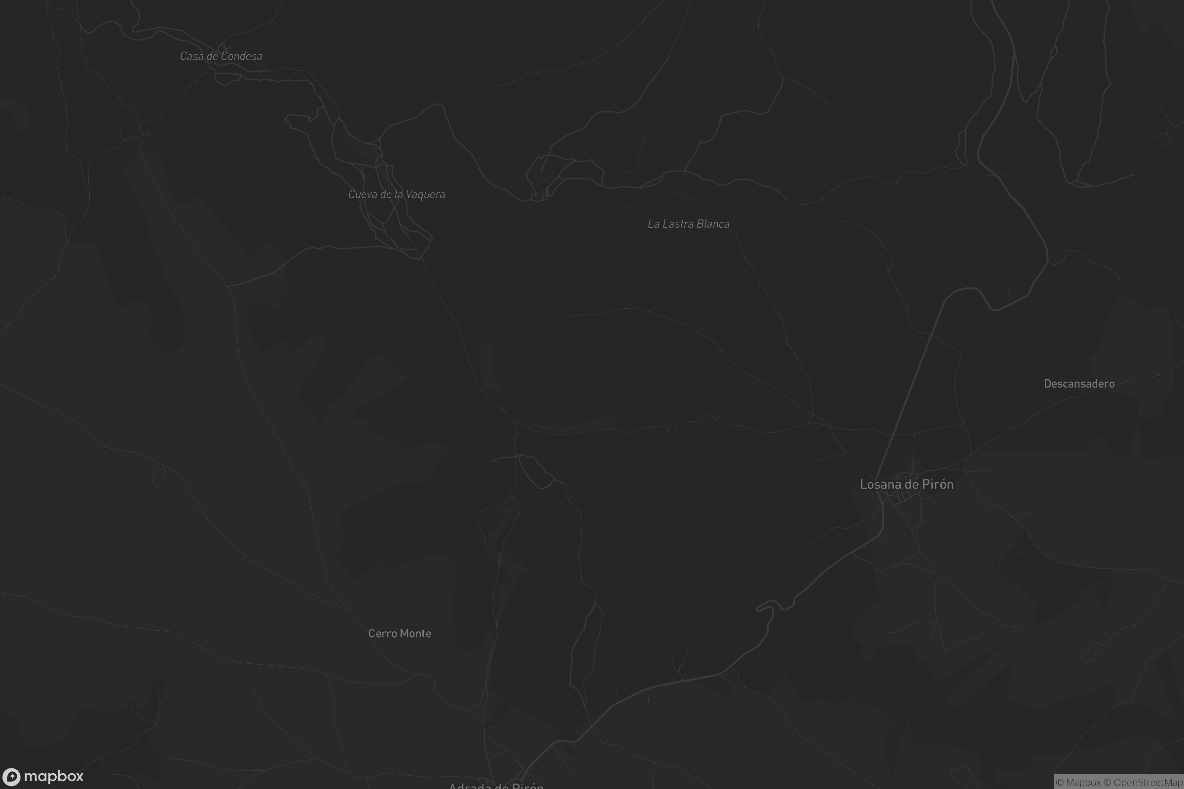 Mapa de Losana de Pirón