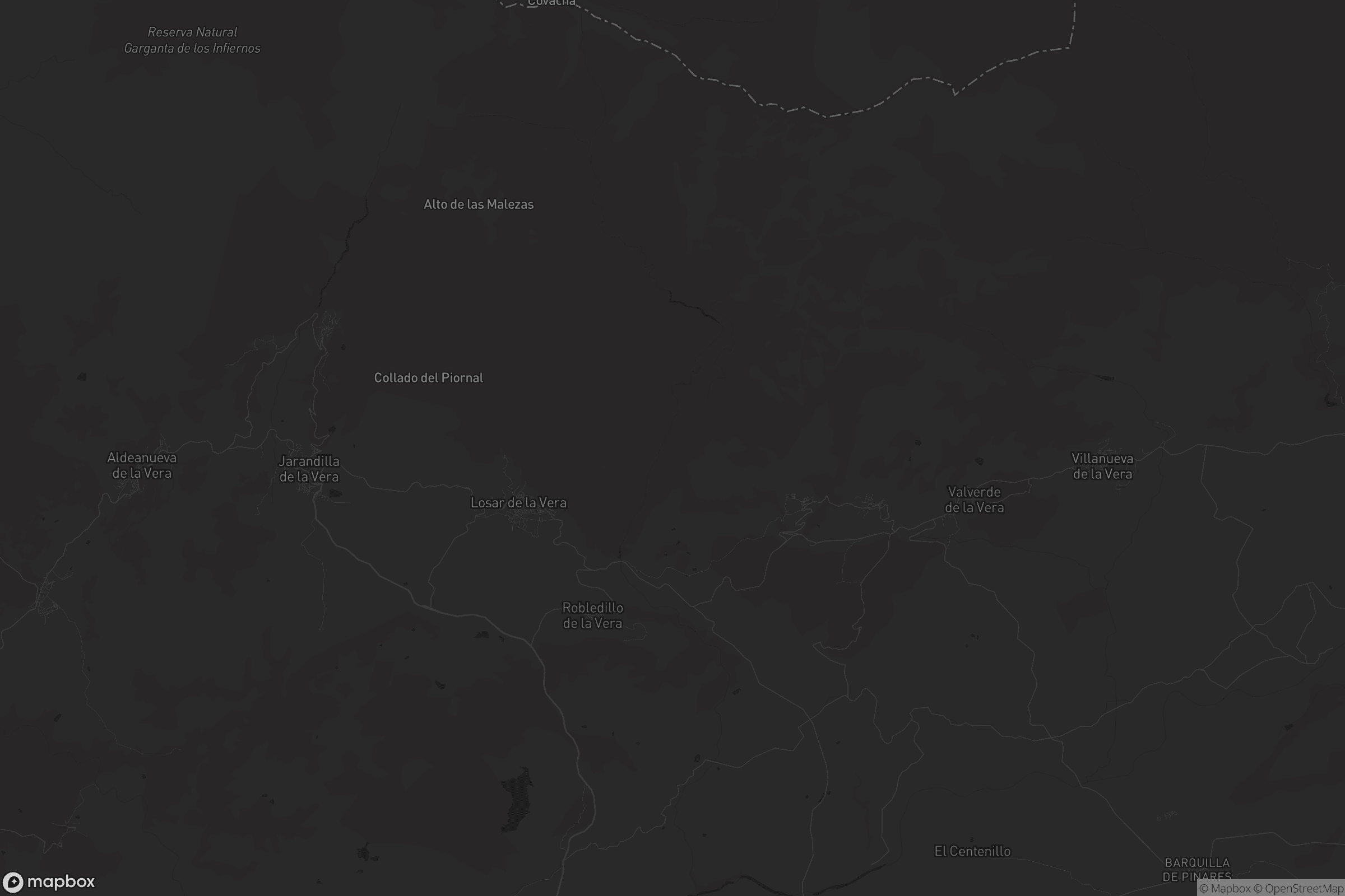 Mapa de Losar de la Vera