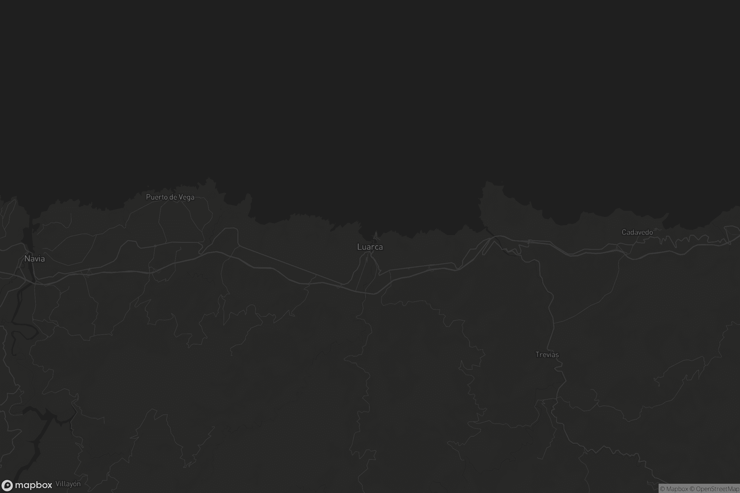 Mapa de Luarca / Ḷḷuarca