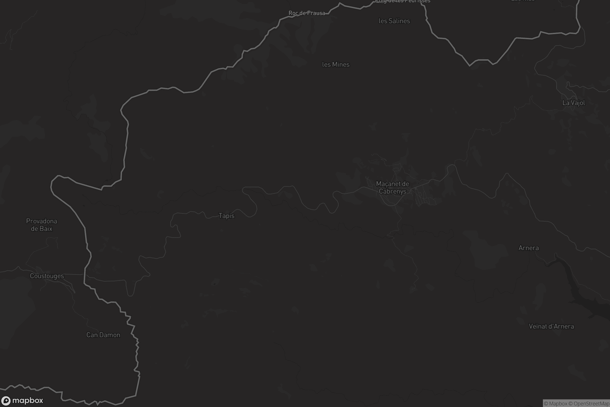 Mapa de Maçanet de Cabrenys