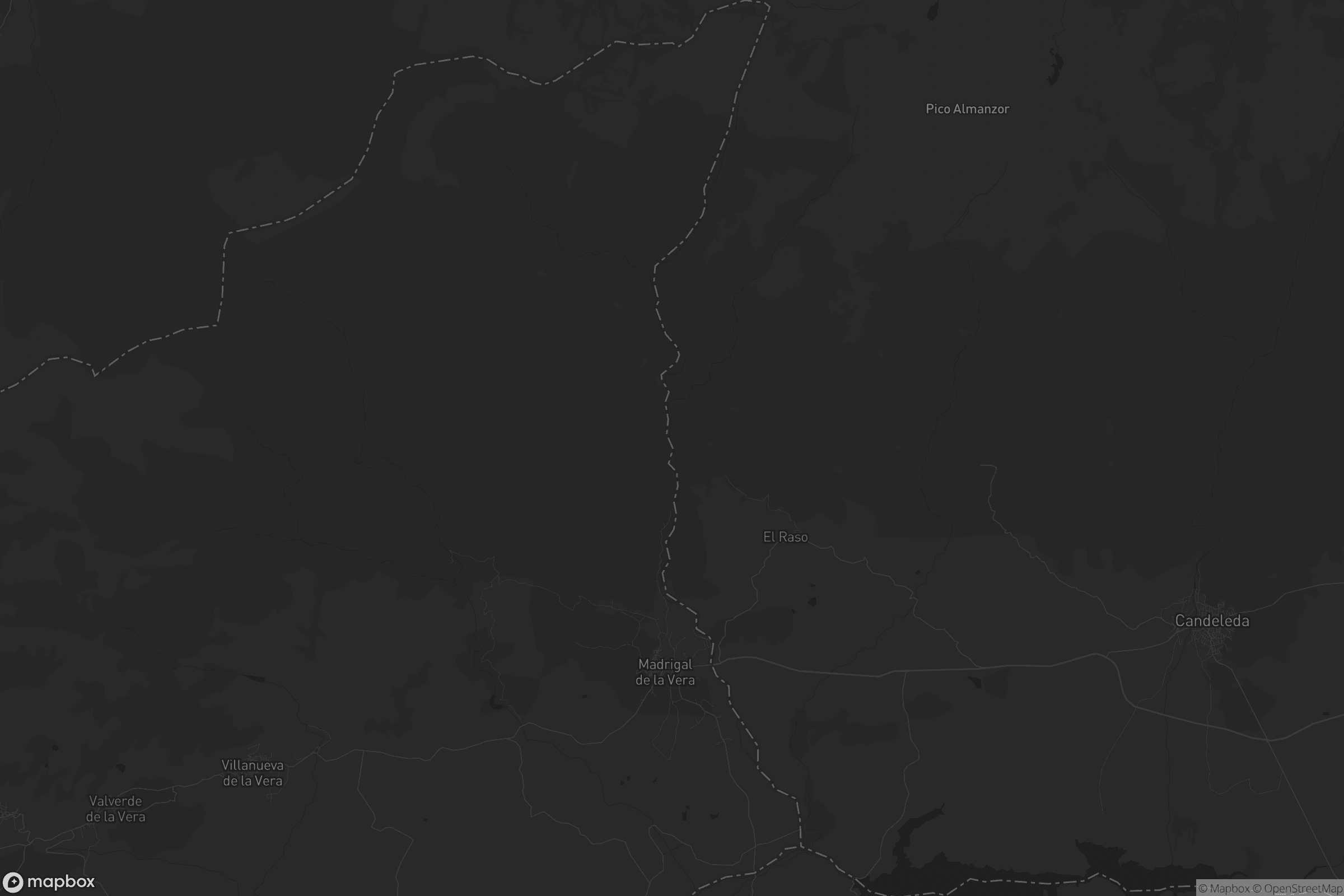 Mapa de Madrigal de la Vera