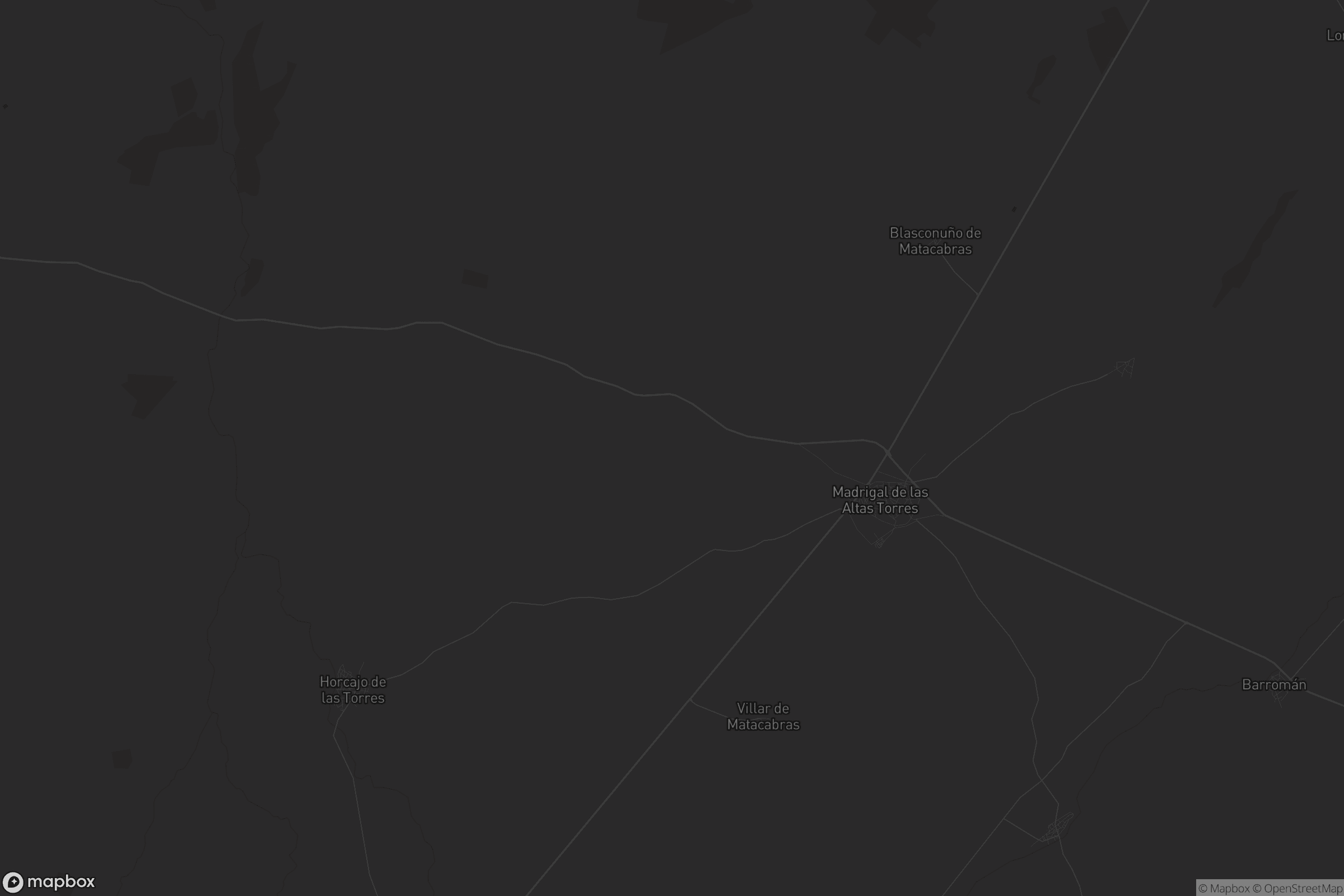 Mapa de Madrigal de las Altas Torres