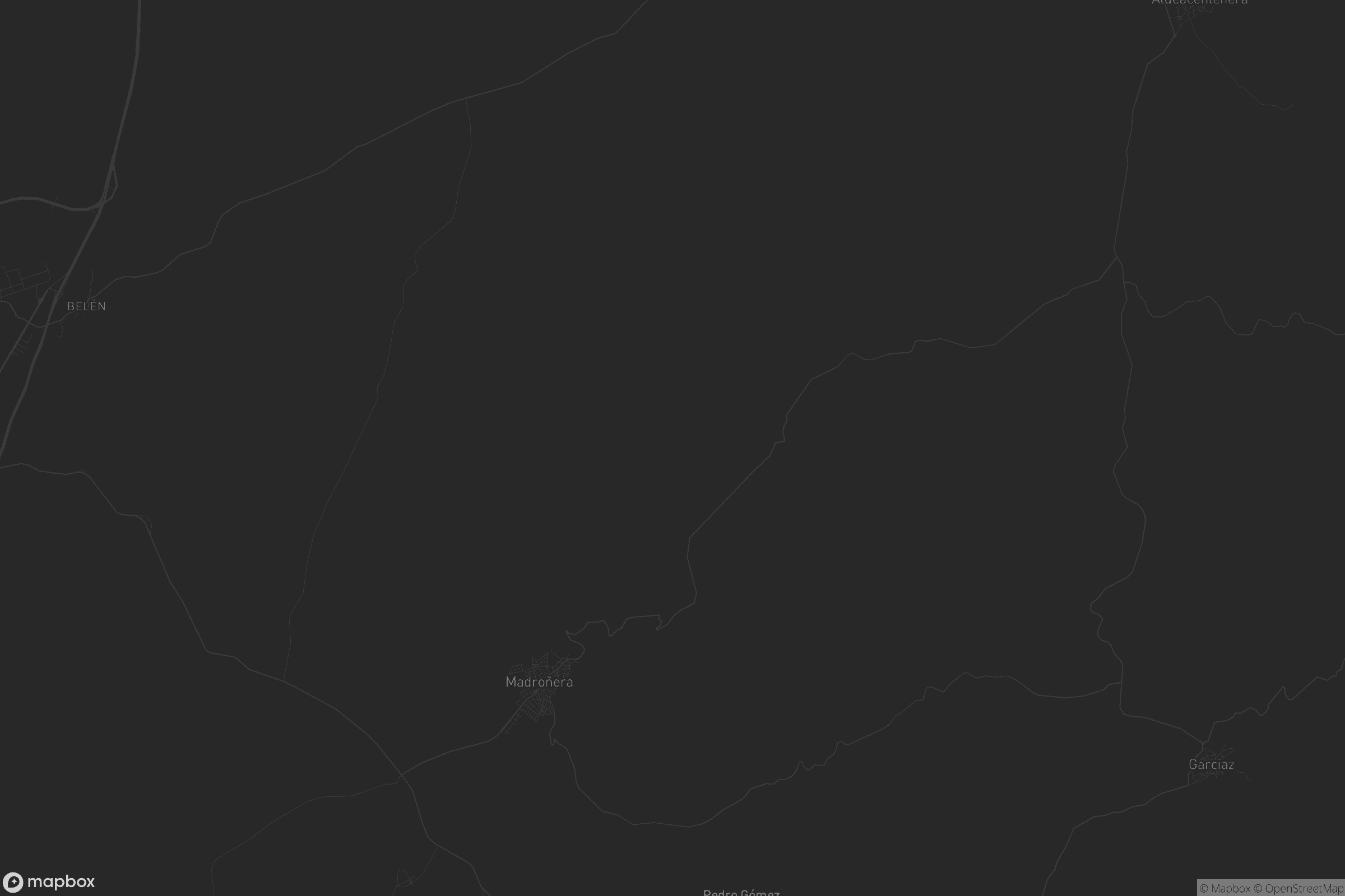Mapa de Madroñera