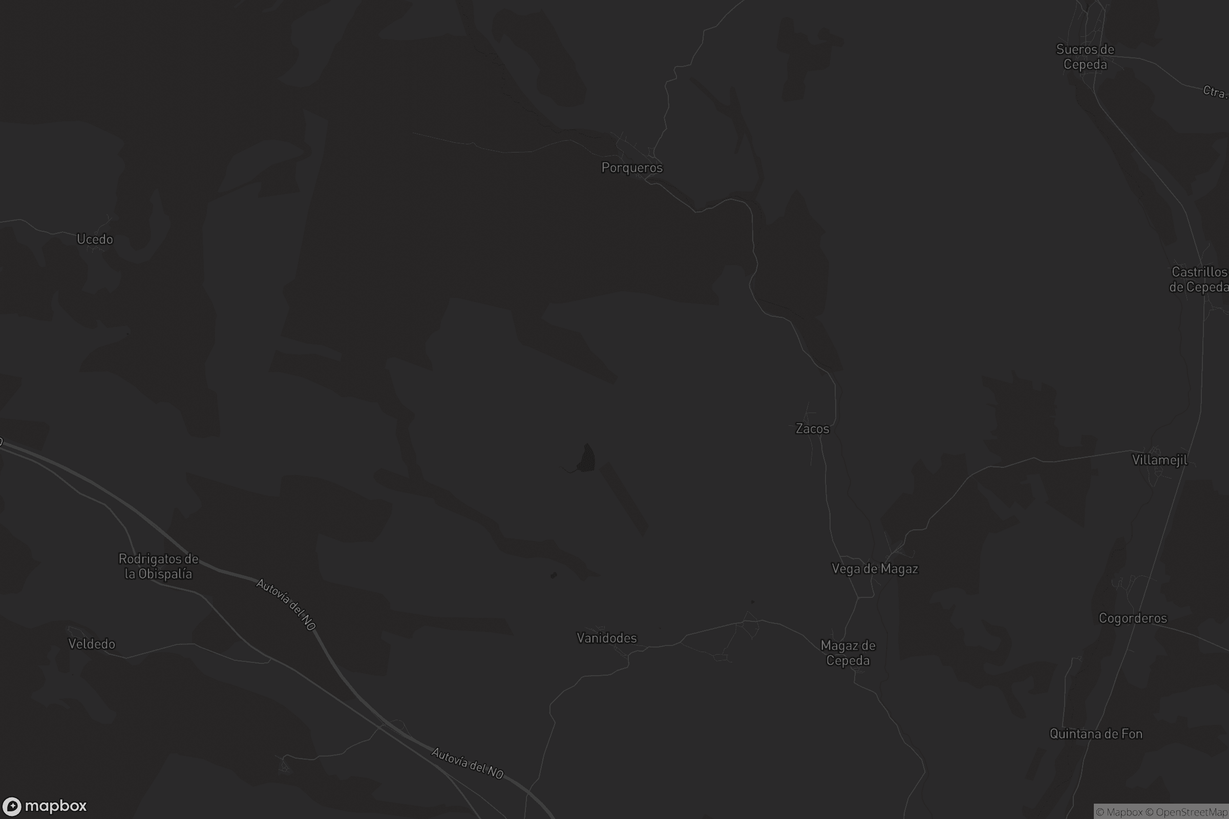 Mapa de Magaz de Cepeda