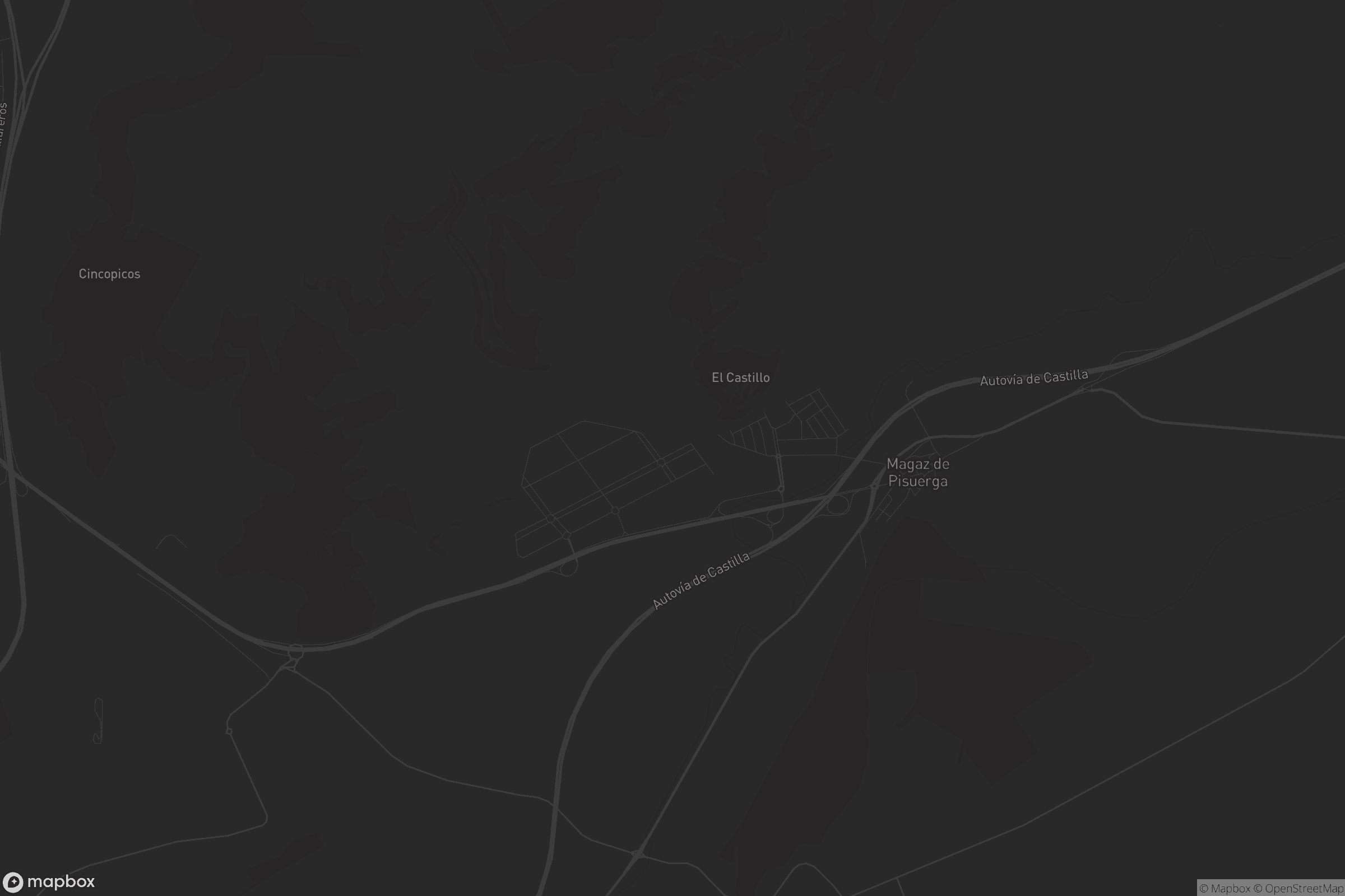 Mapa de Magaz de Pisuerga