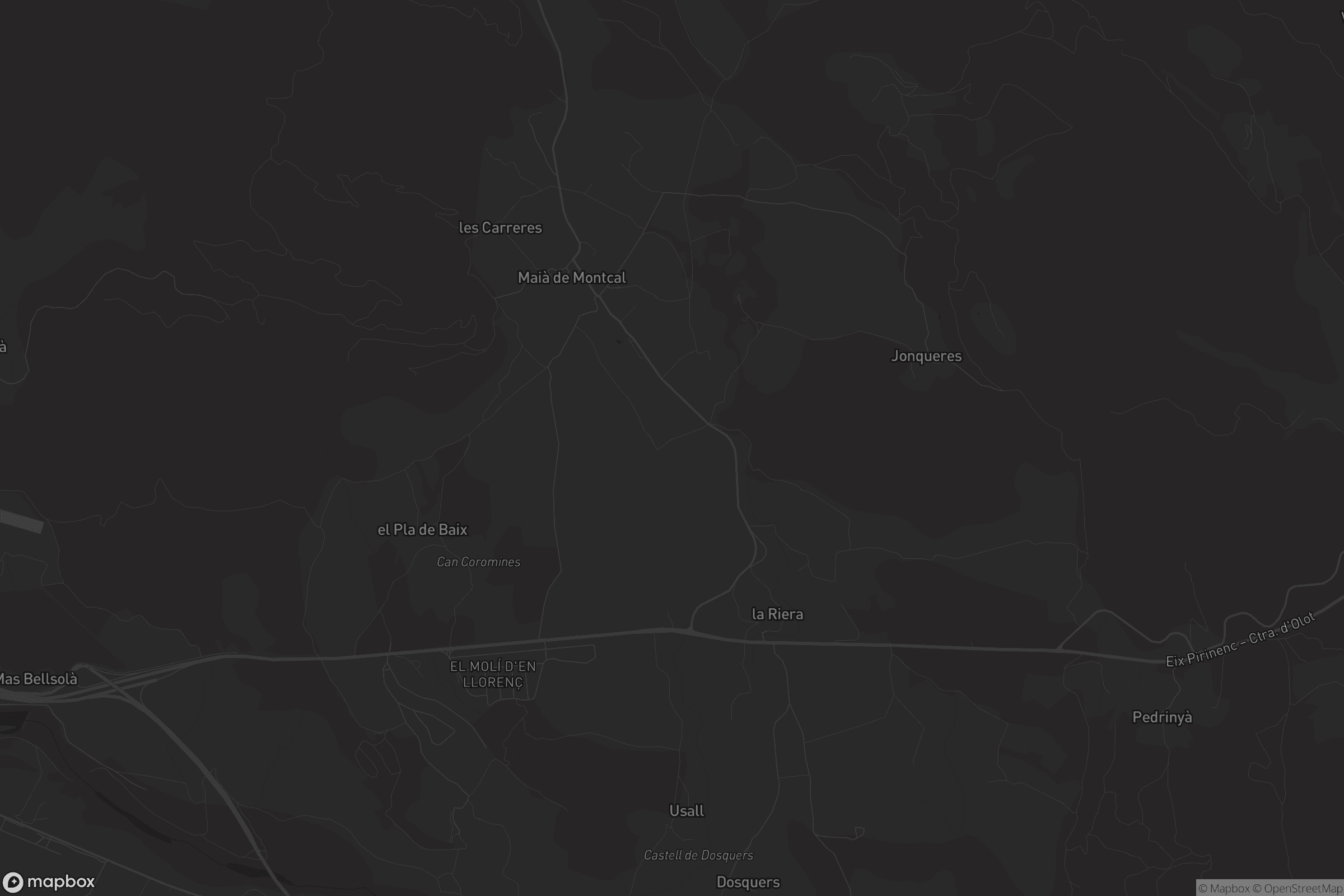 Mapa de Maià de Montcal