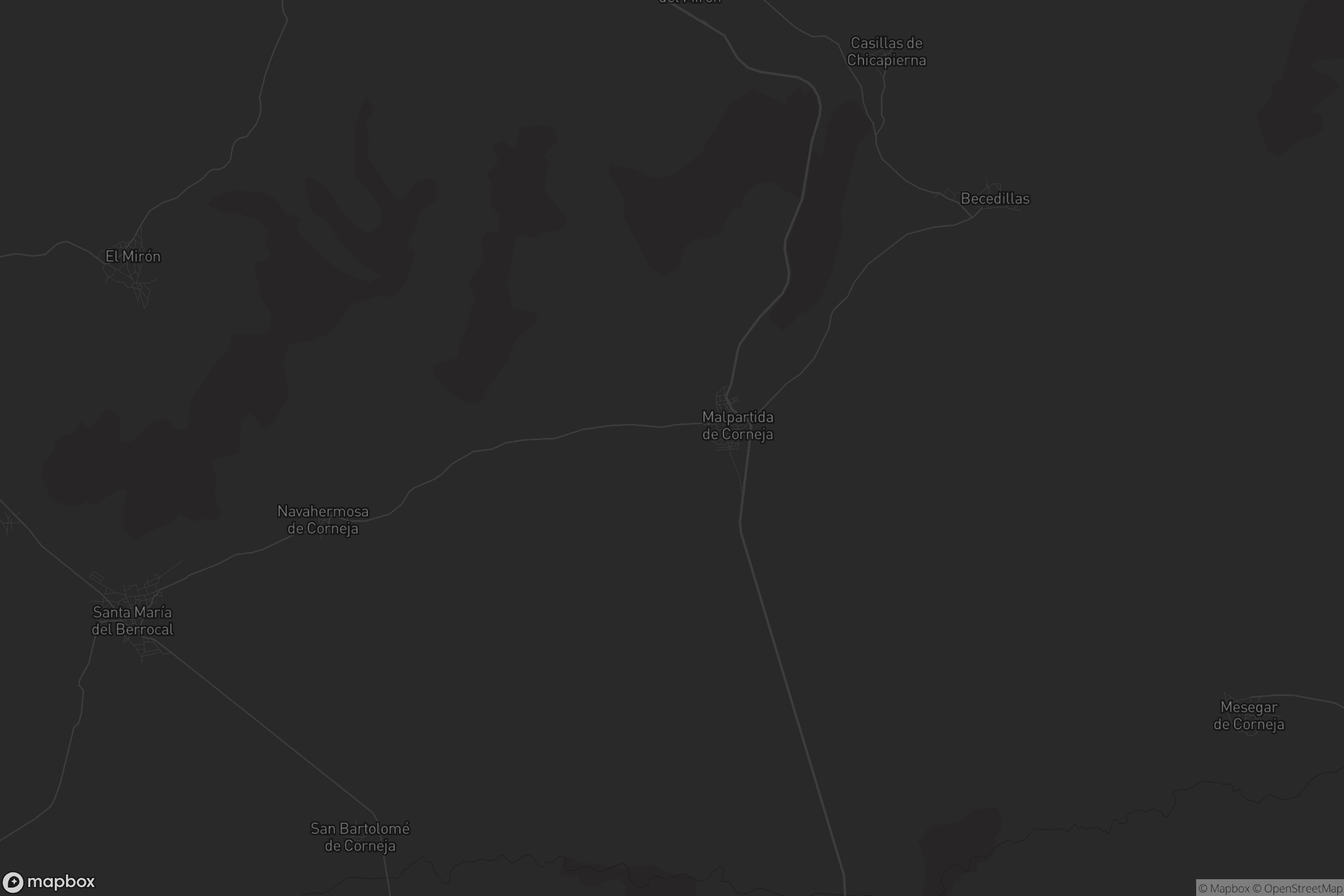 Mapa de Malpartida de Corneja