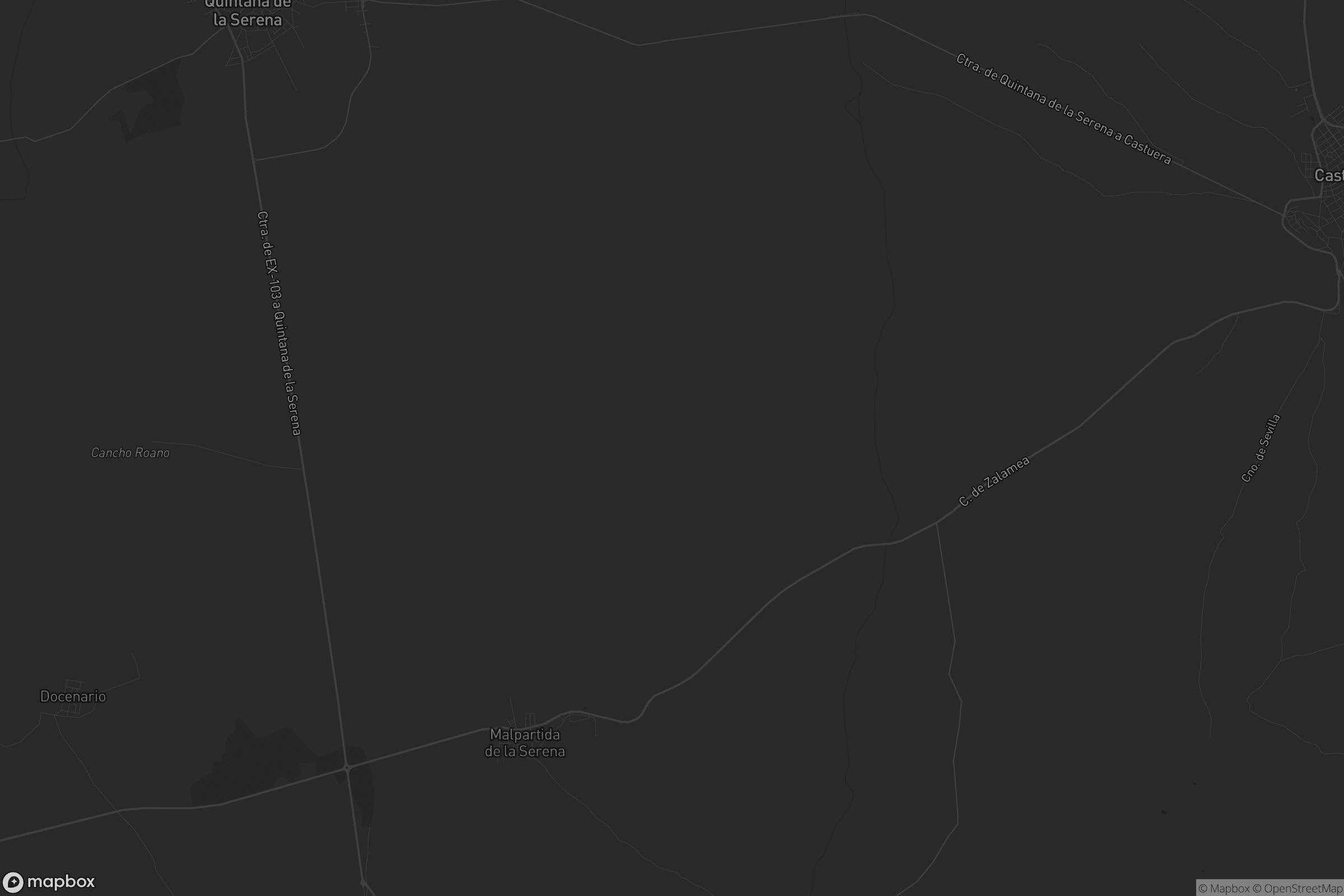 Mapa de Malpartida de la Serena