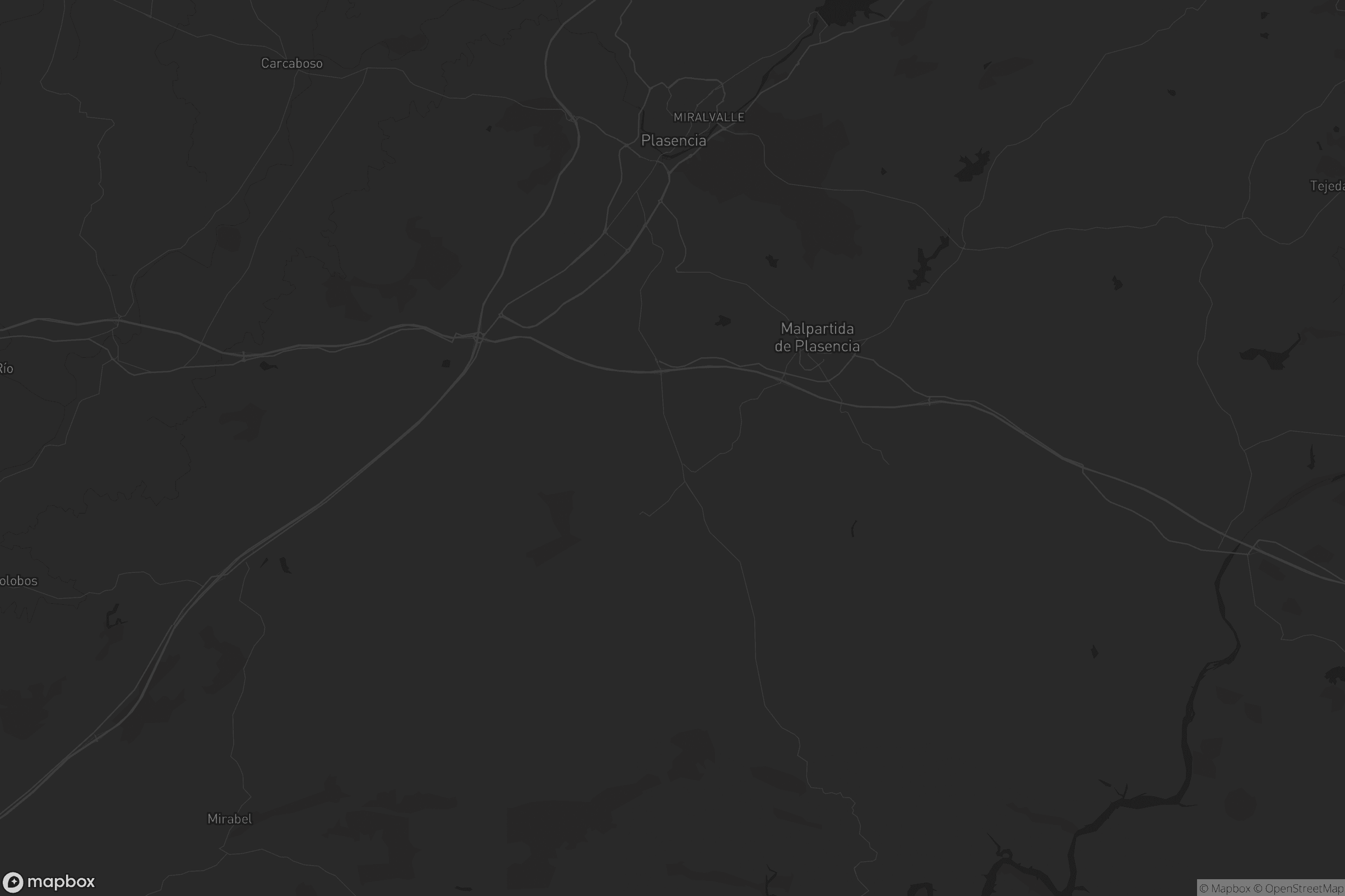 Mapa de Malpartida de Plasencia