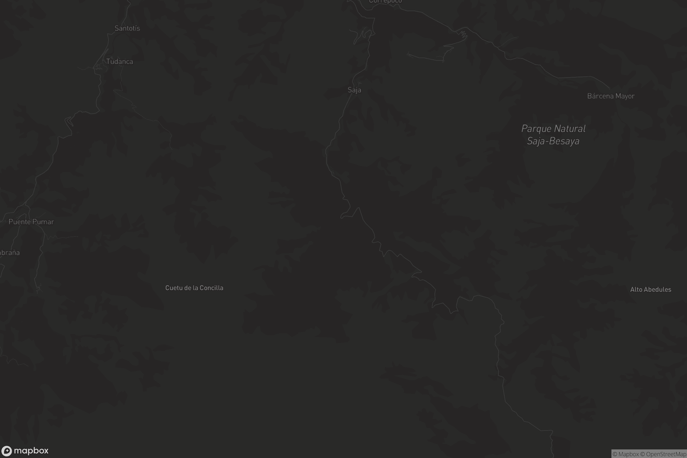 Mapa de Mancomunidad de Campoo-Cabuérniga