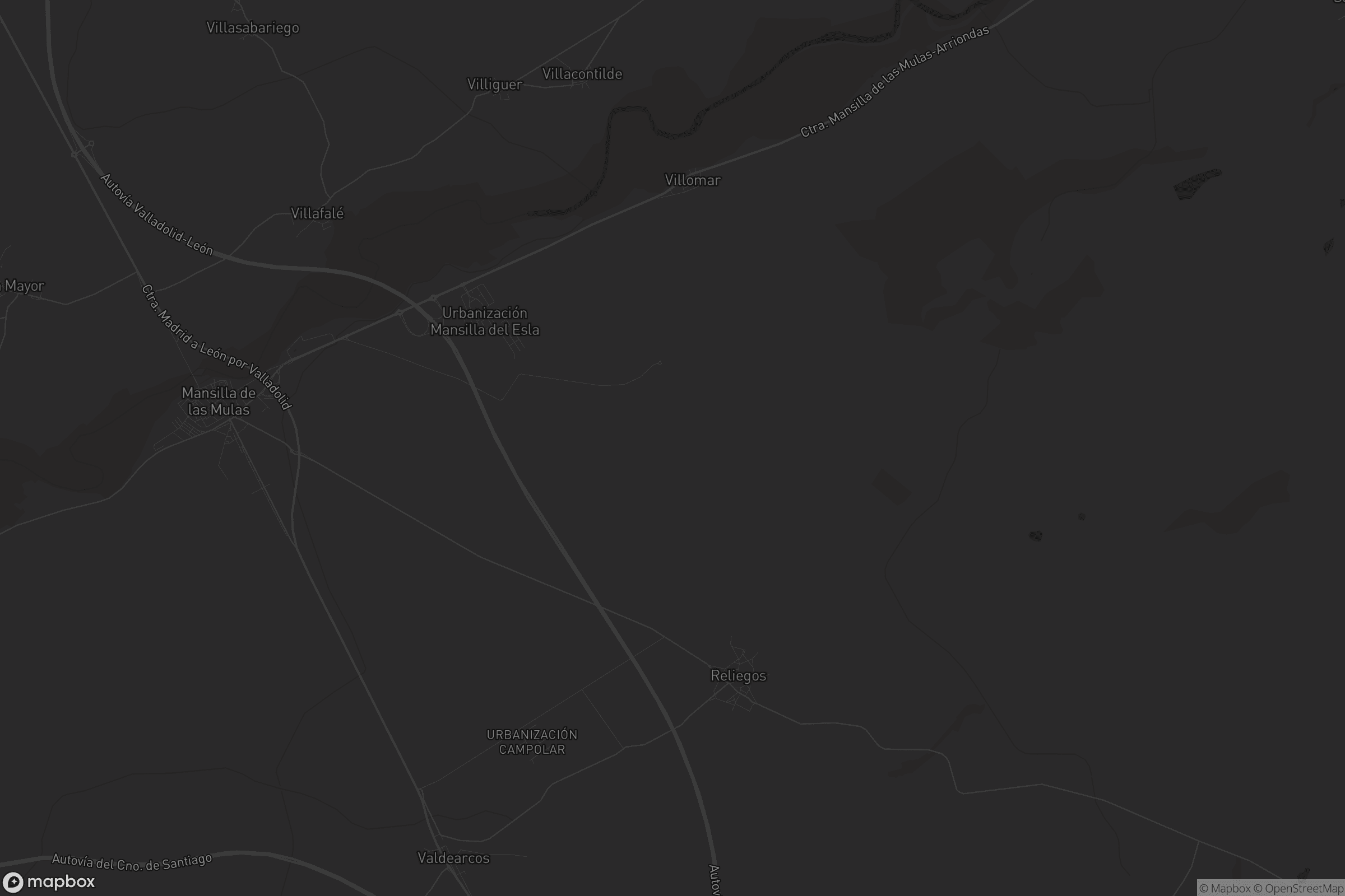 Mapa de Mansilla de las Mulas